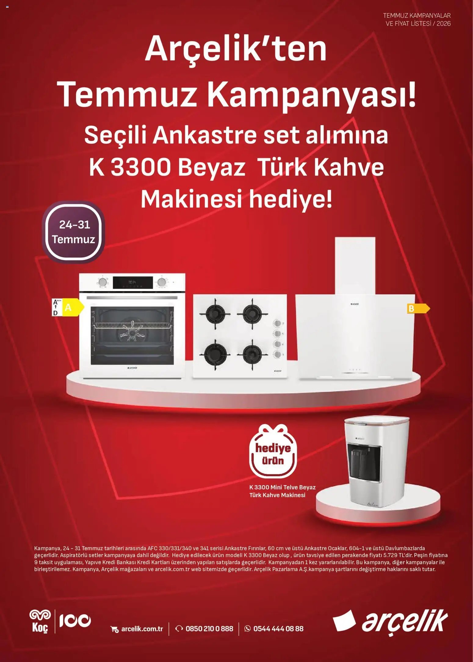 Arçelik - Ankastre Kataloğu