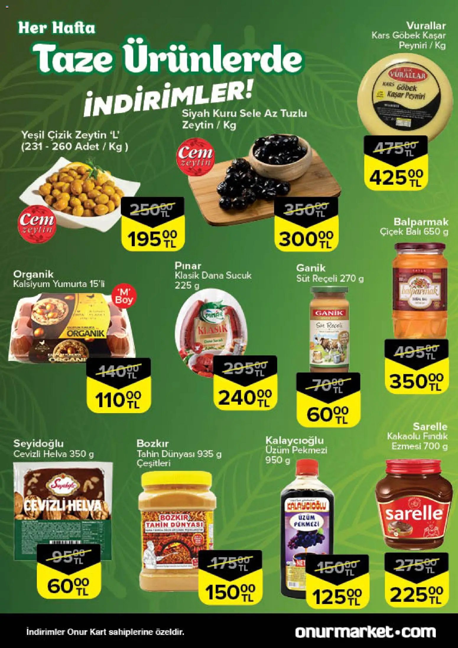 Onur Market Taze Ürünlerde İndirimler - İstanbul