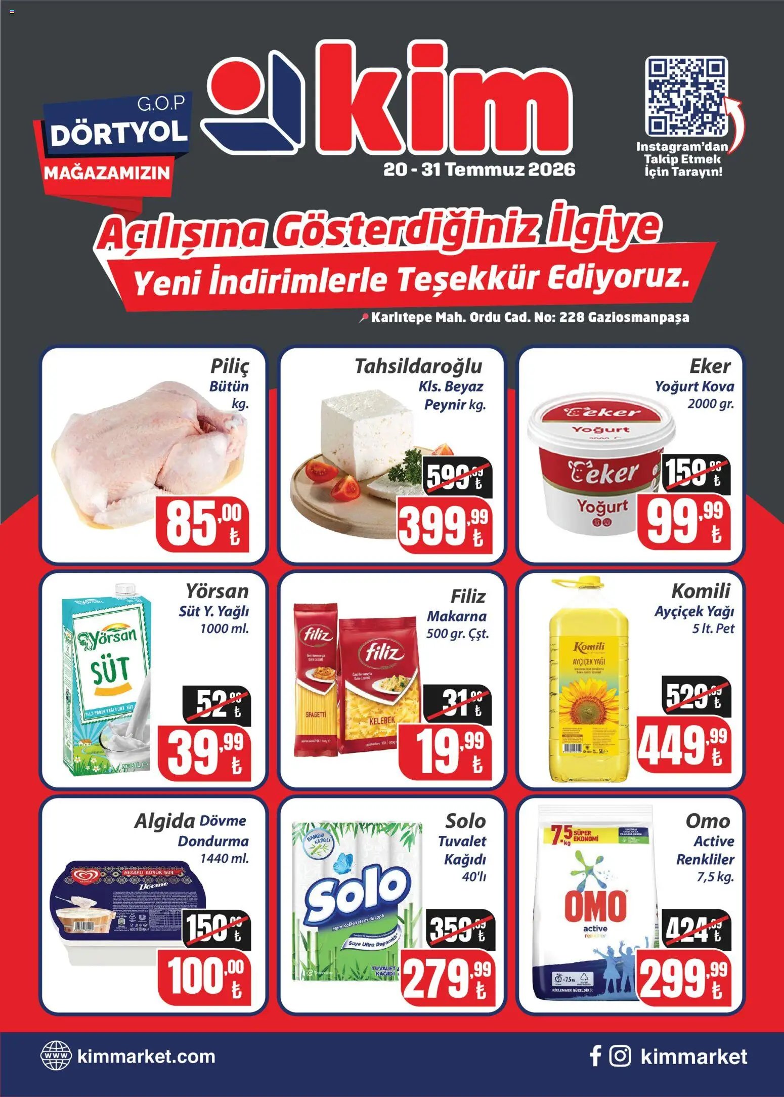 Kim Market Katalog - Yeni Mağaza Açılış Özel