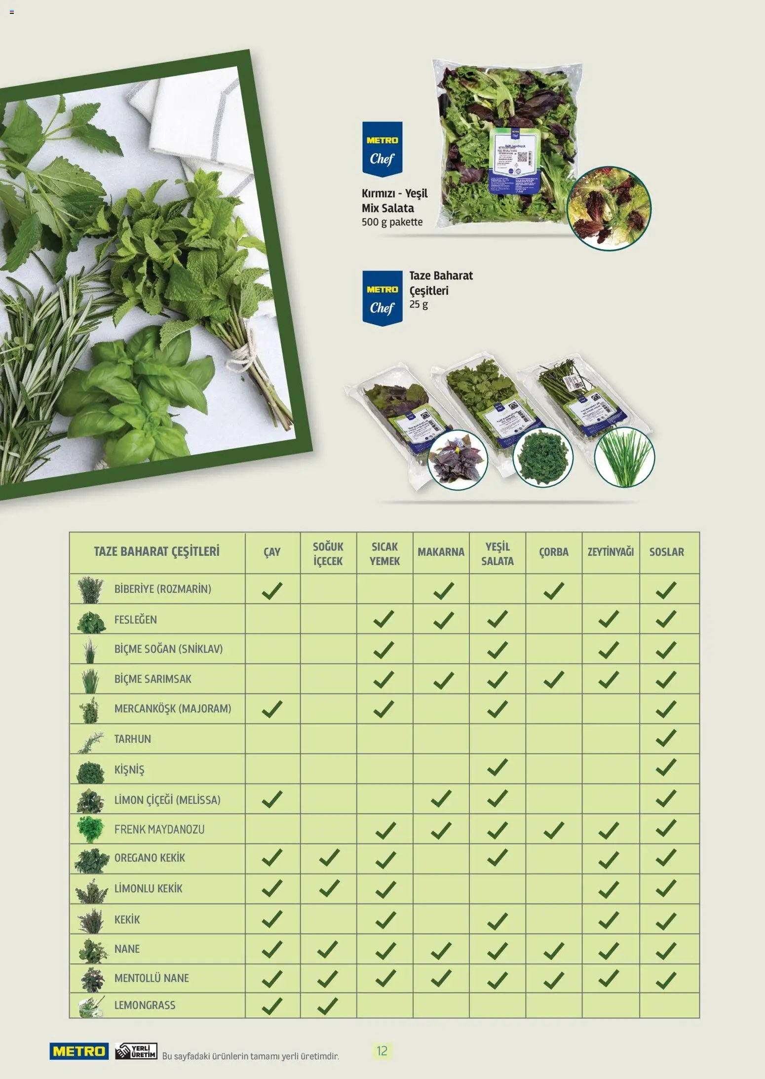 Metro - Bitki Bazlı ve Vegan 2025