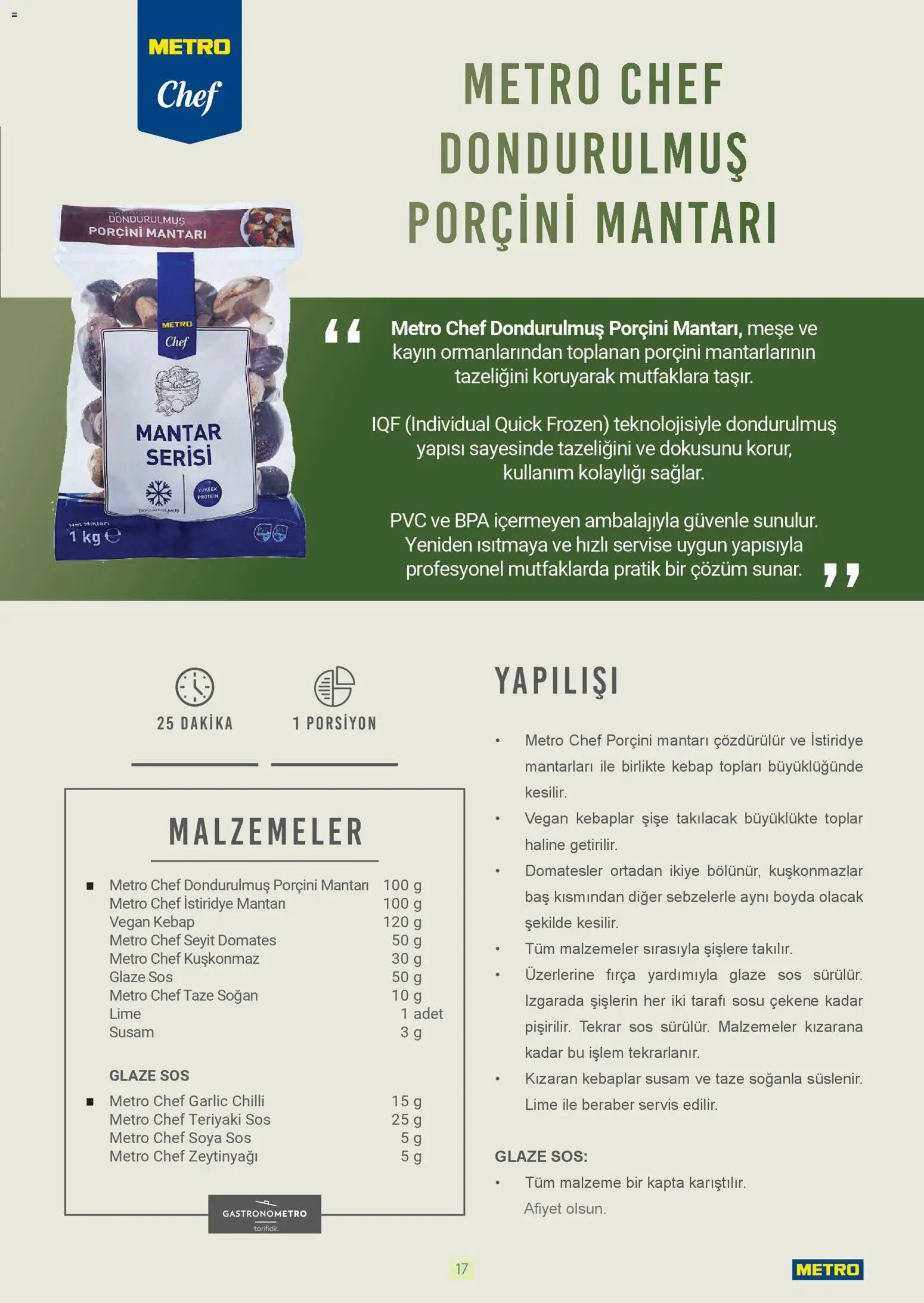 Metro - Bitki Bazlı ve Vegan 2025