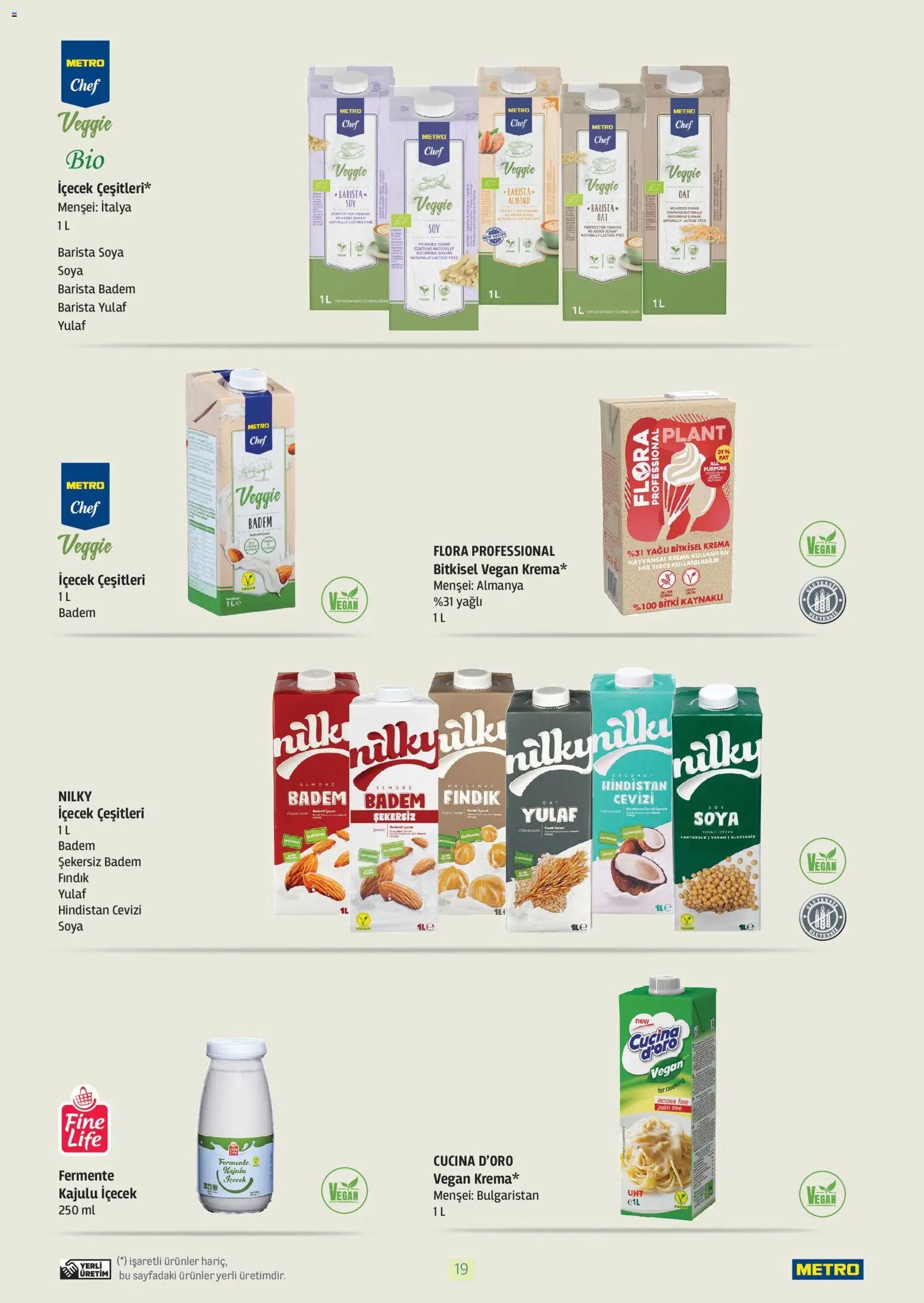Metro - Bitki Bazlı ve Vegan 2025