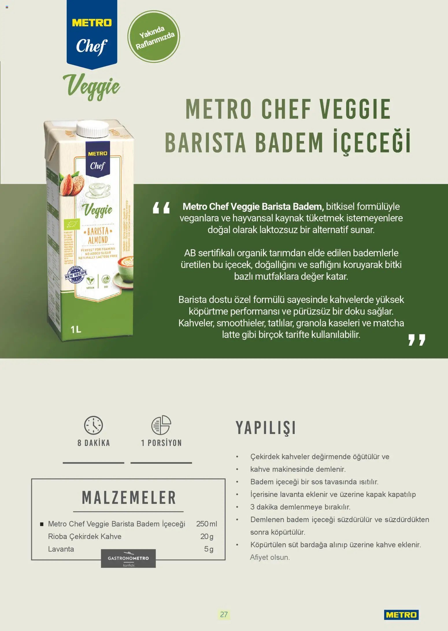Metro - Bitki Bazlı ve Vegan 2025
