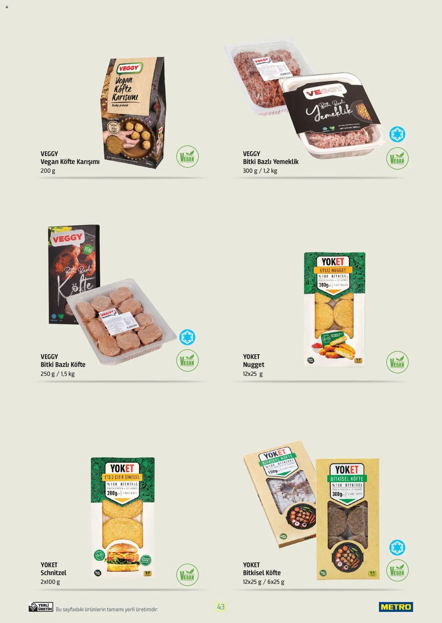 Metro - Bitki Bazlı ve Vegan 2025