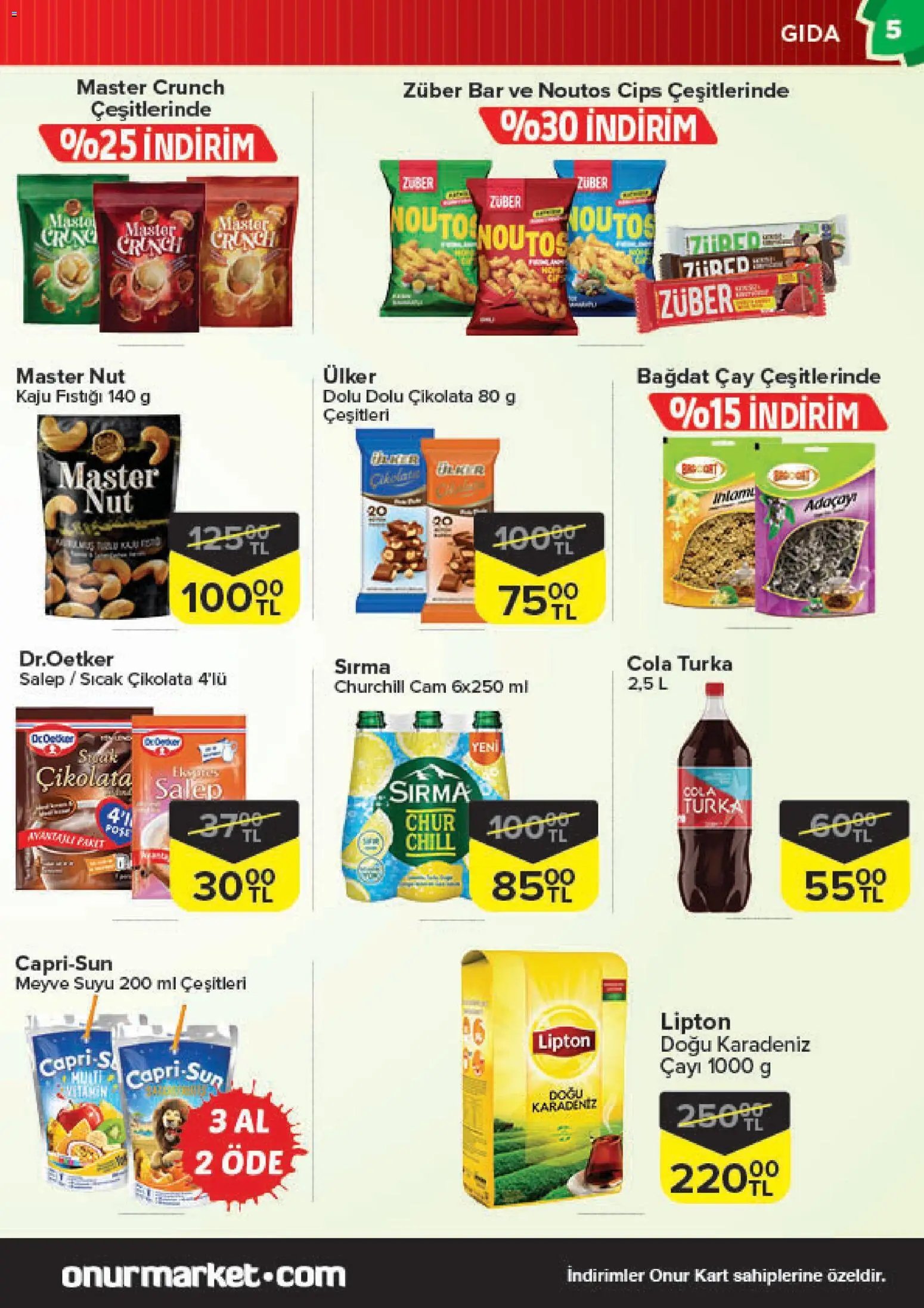 Onur Market Katalog - Bursa