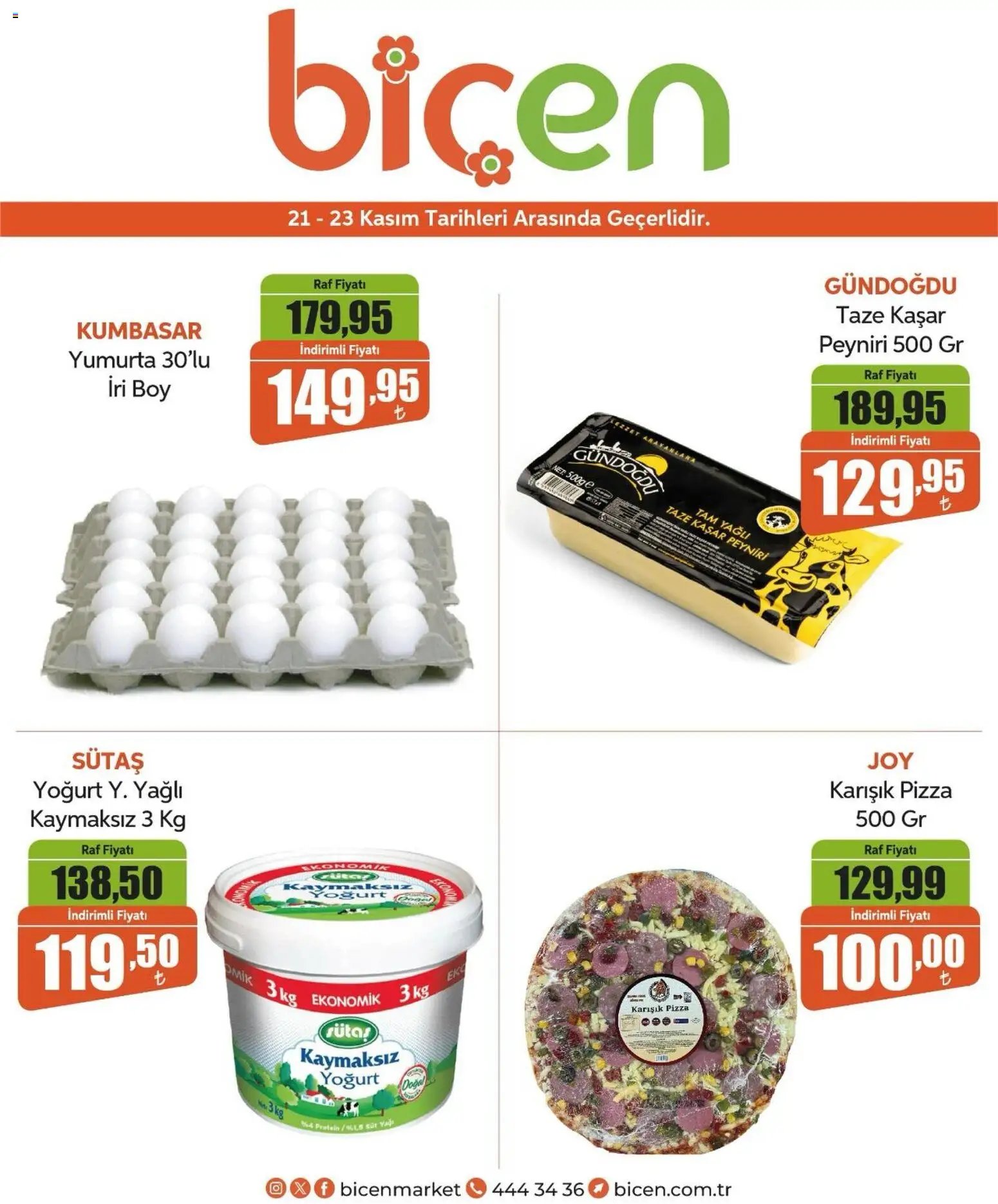 Biçen Market Hafta Sonu Fırsatları