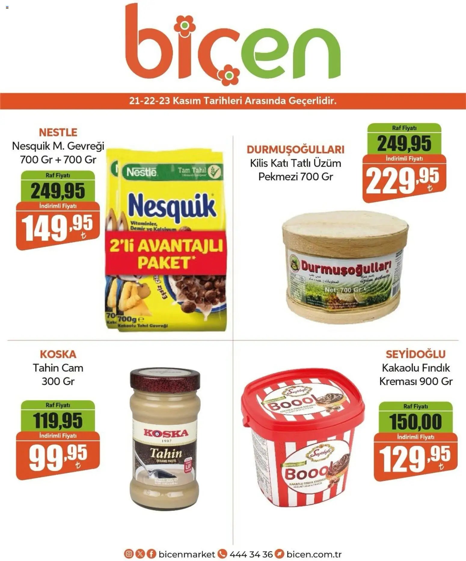 Biçen Market Hafta Sonu Fırsatları