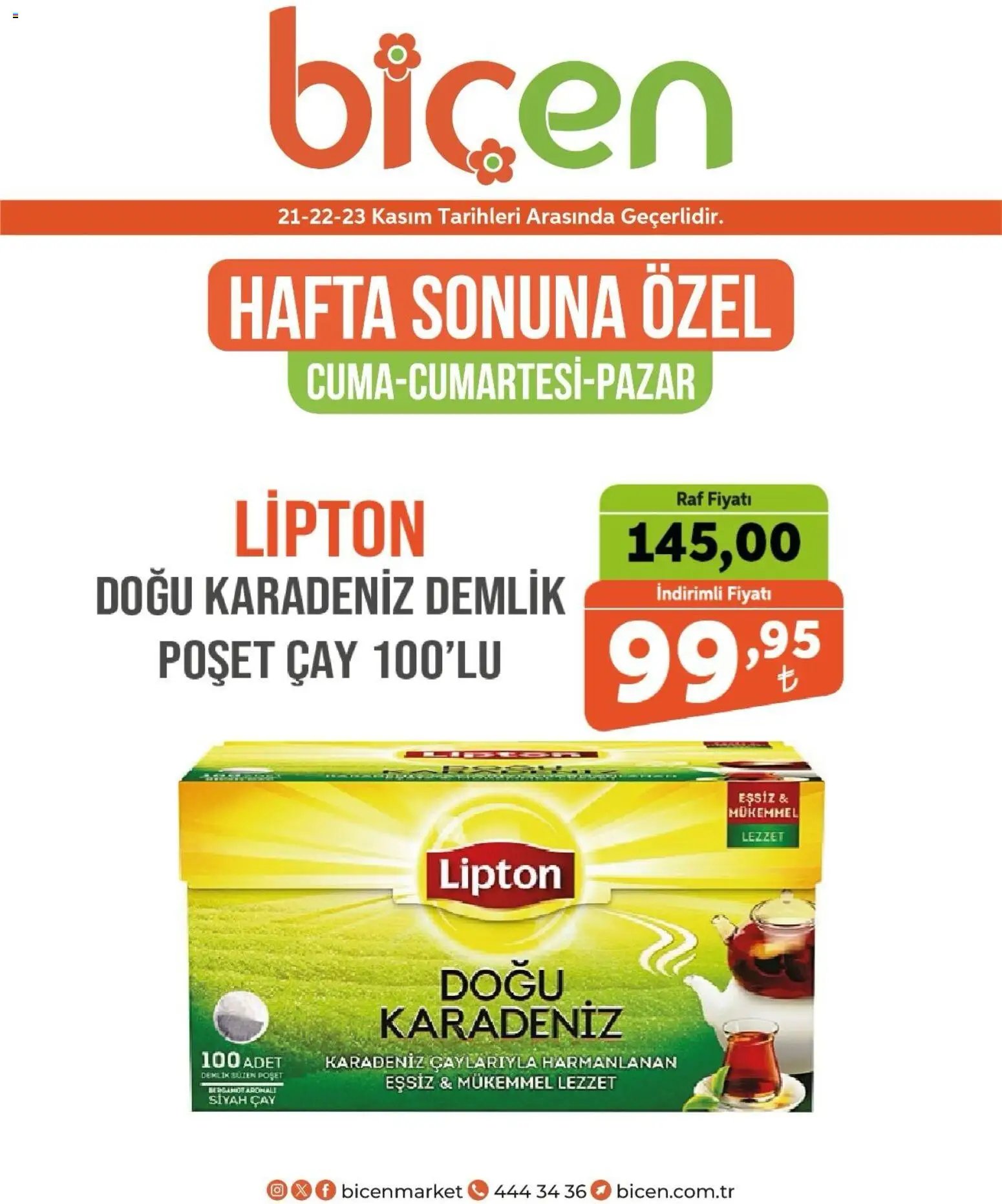 Biçen Market Hafta Sonu Fırsatları