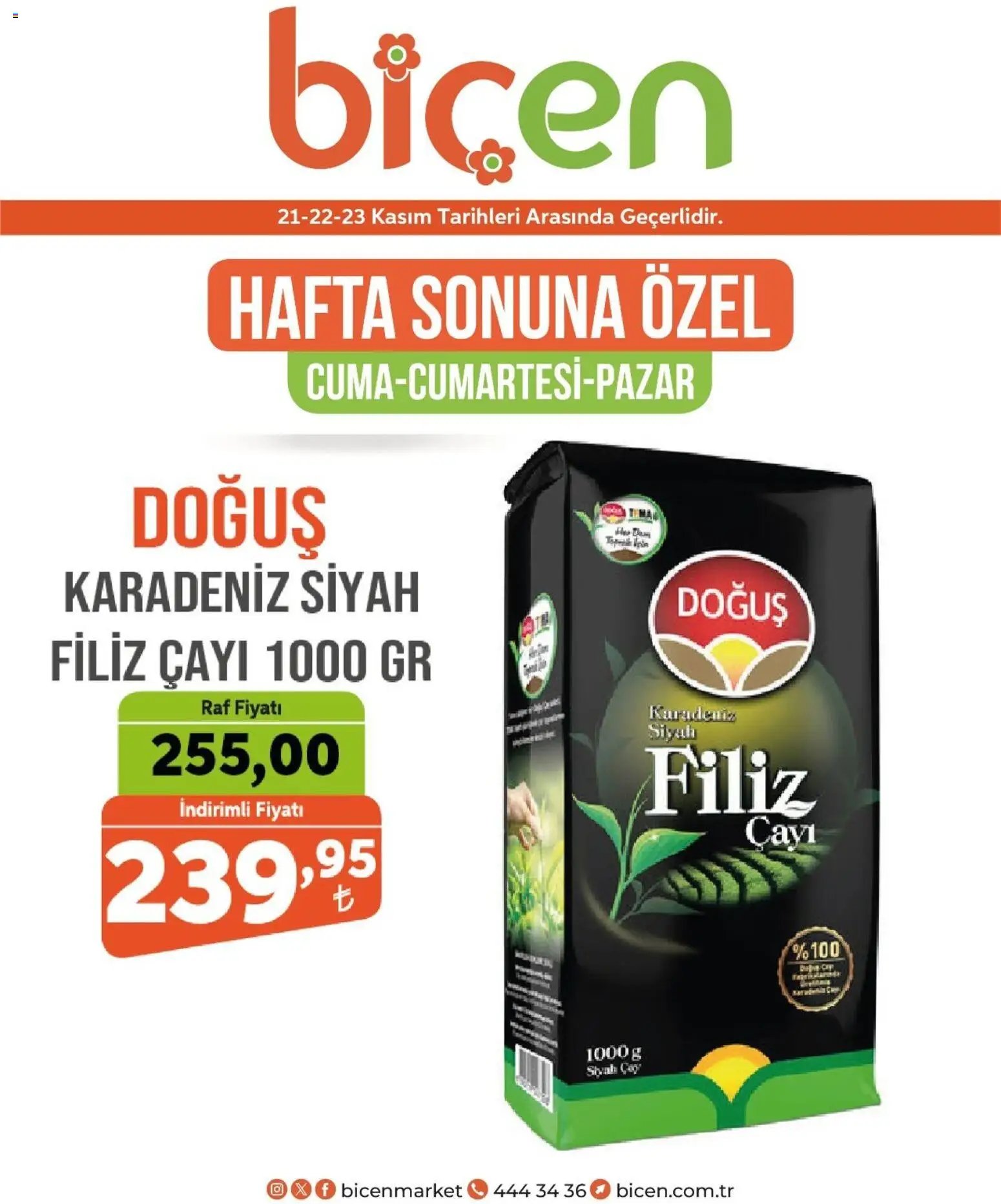 Biçen Market Hafta Sonu Fırsatları