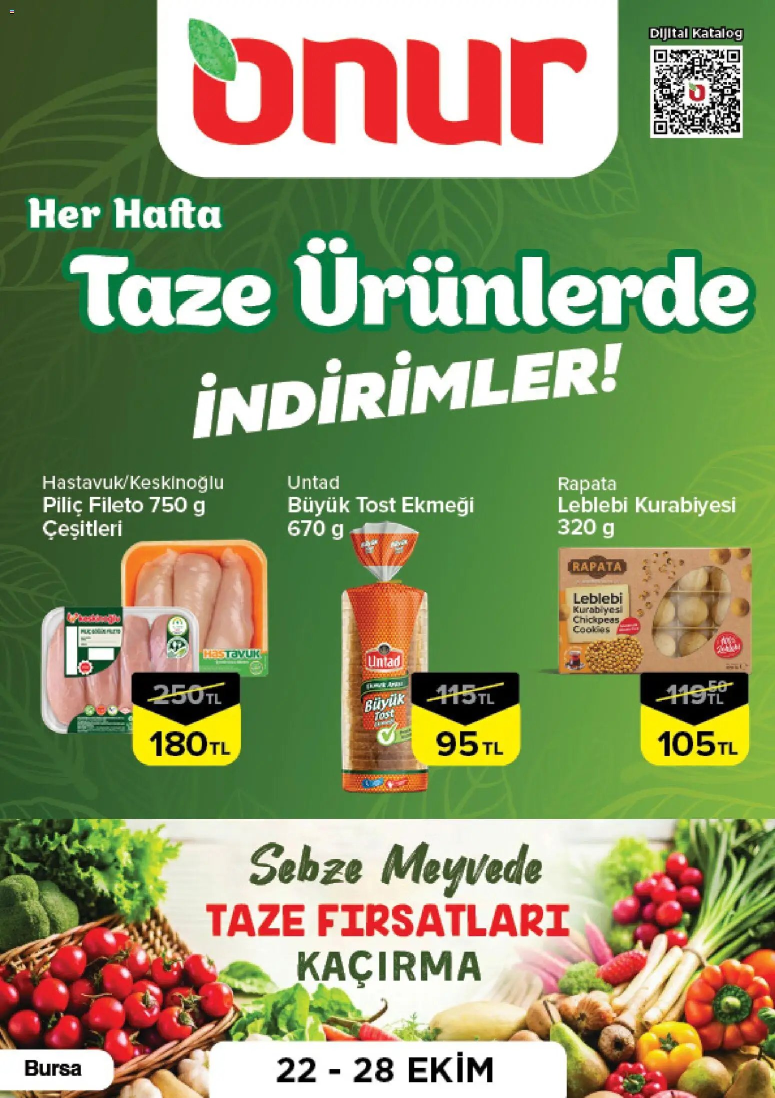 Onur Market - Taze Ürünlerde İndirimler Bursa