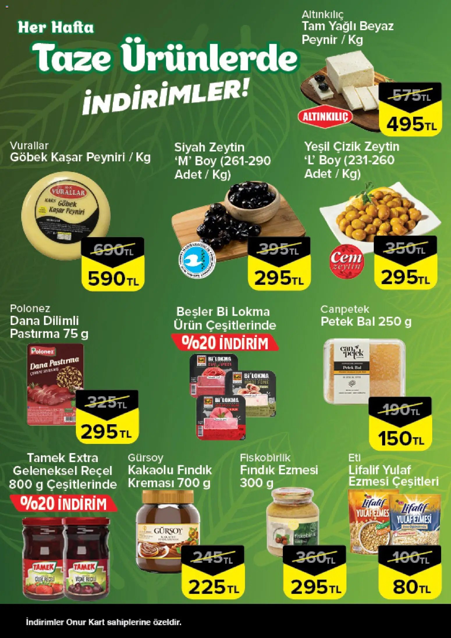 Onur Market - Taze Ürünlerde İndirimler Bursa