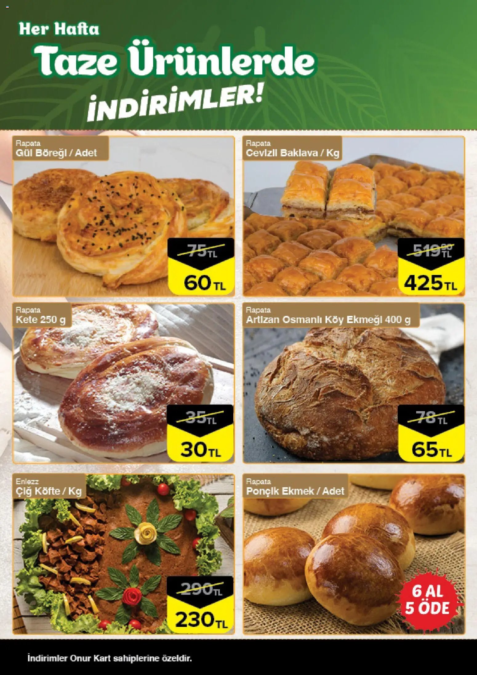 Onur Market - Taze Ürünlerde İndirimler Bursa