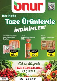 Onur Market - Taze Ürünlerde İndirimler Bursa