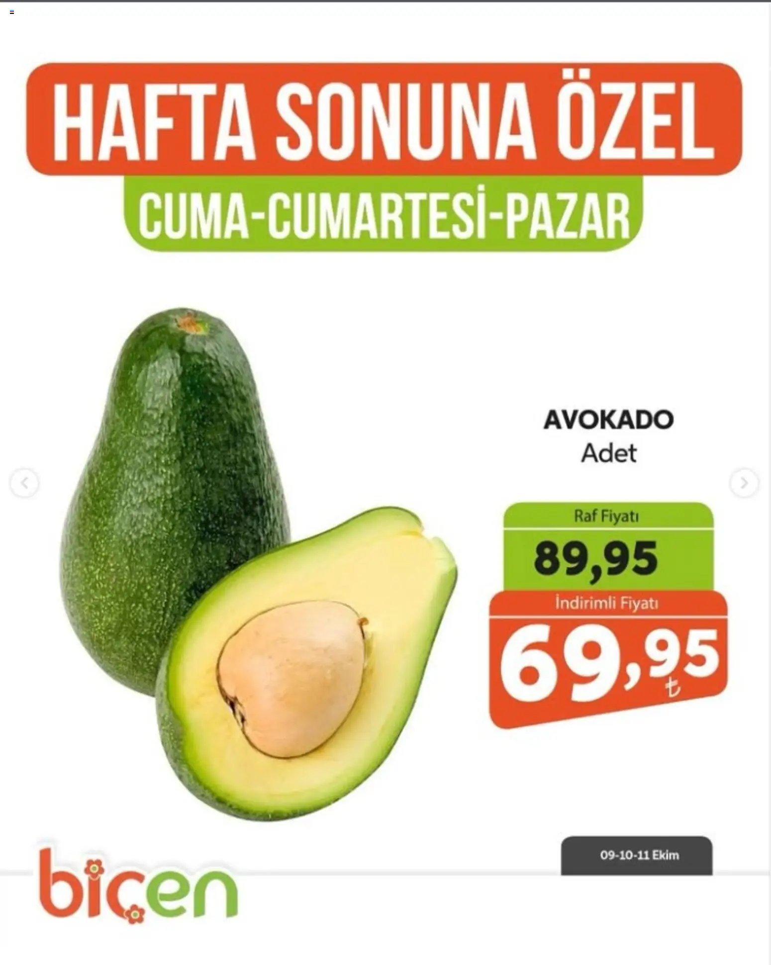 Biçen Market - Hafta Sonuna Özel - Meyve İndirimi