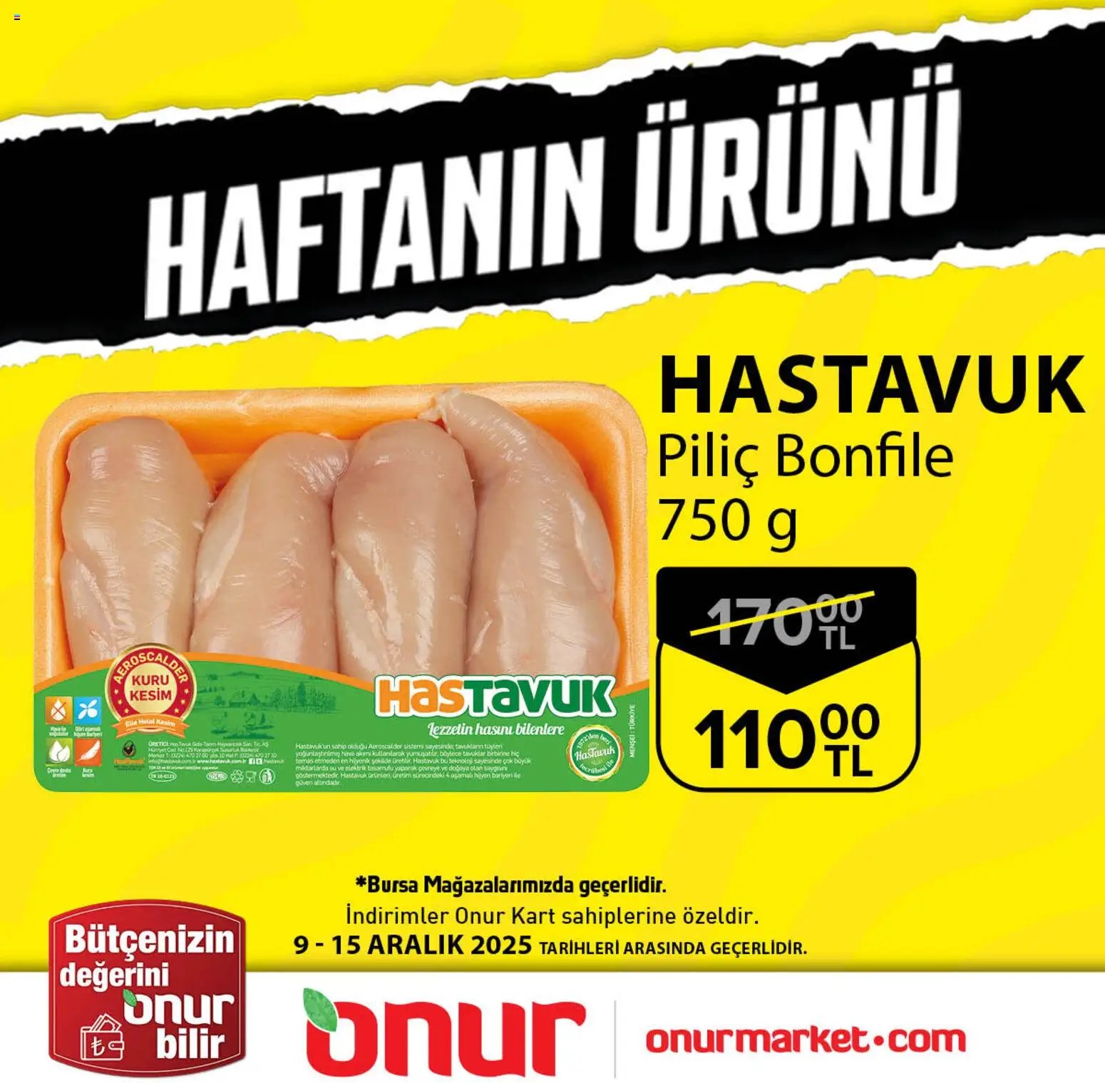 Onur Market Haftanın Ürünü