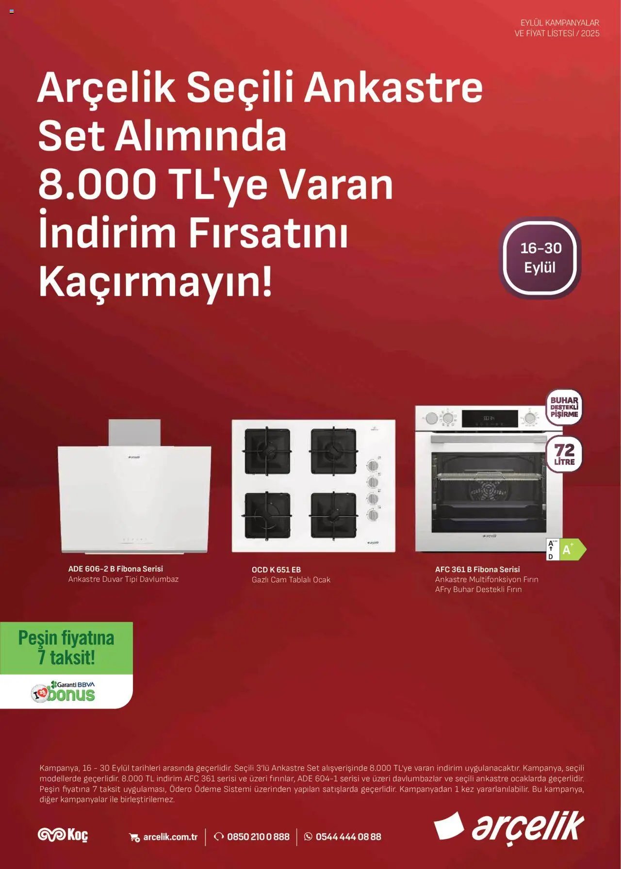 Arçelik Ankastre Kataloğu