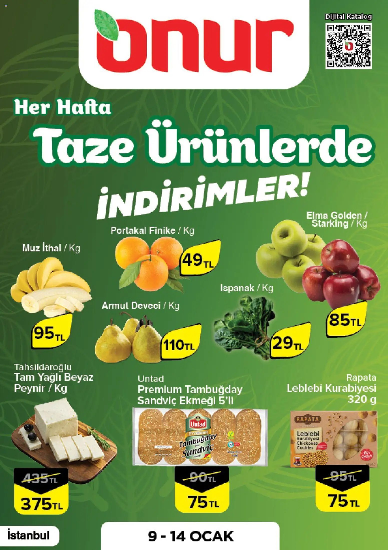 Onur Market Taze Ürünlerde İndirimler - İstanbul