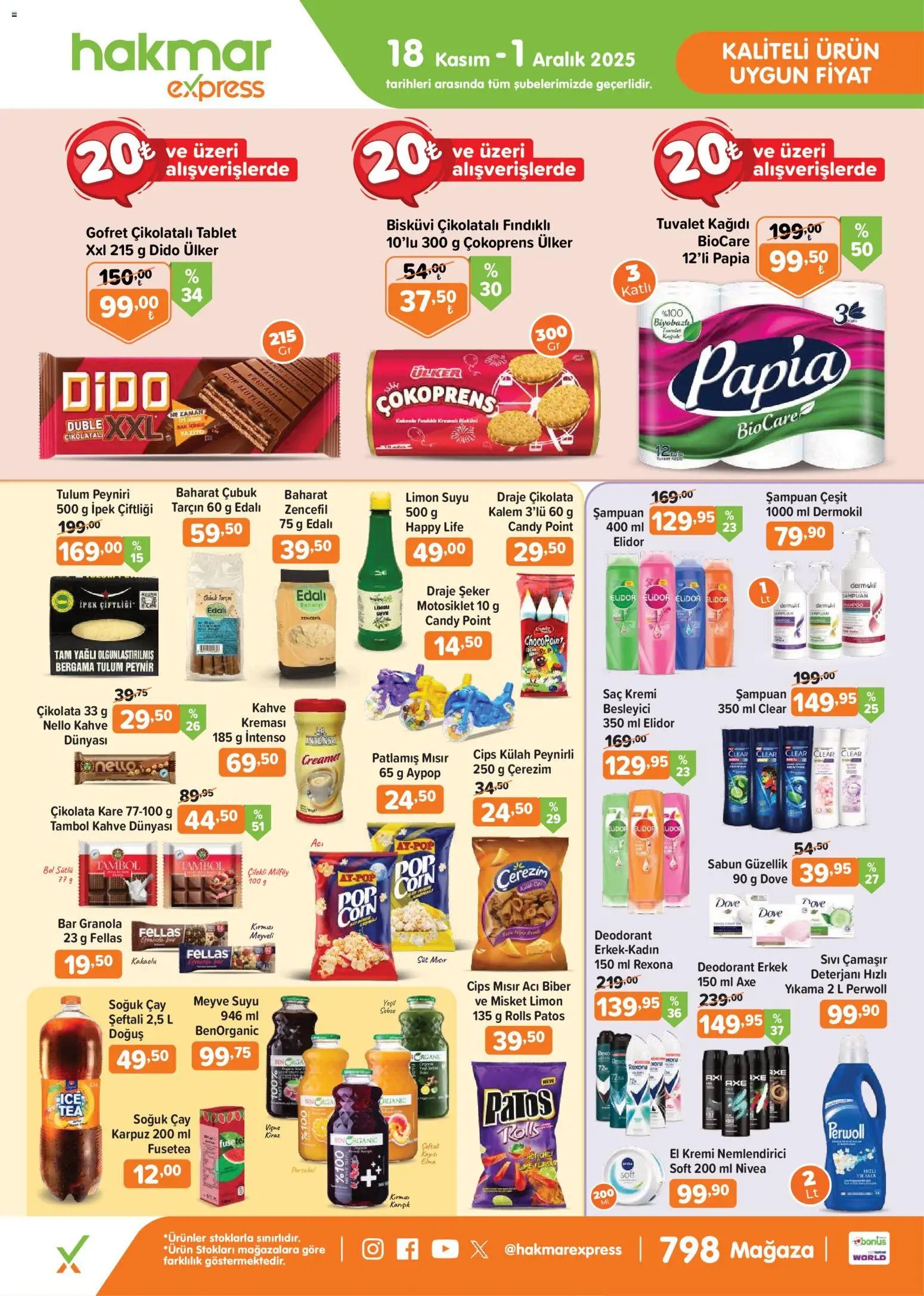 Hakmar Express Salı Aktüel Ürünler