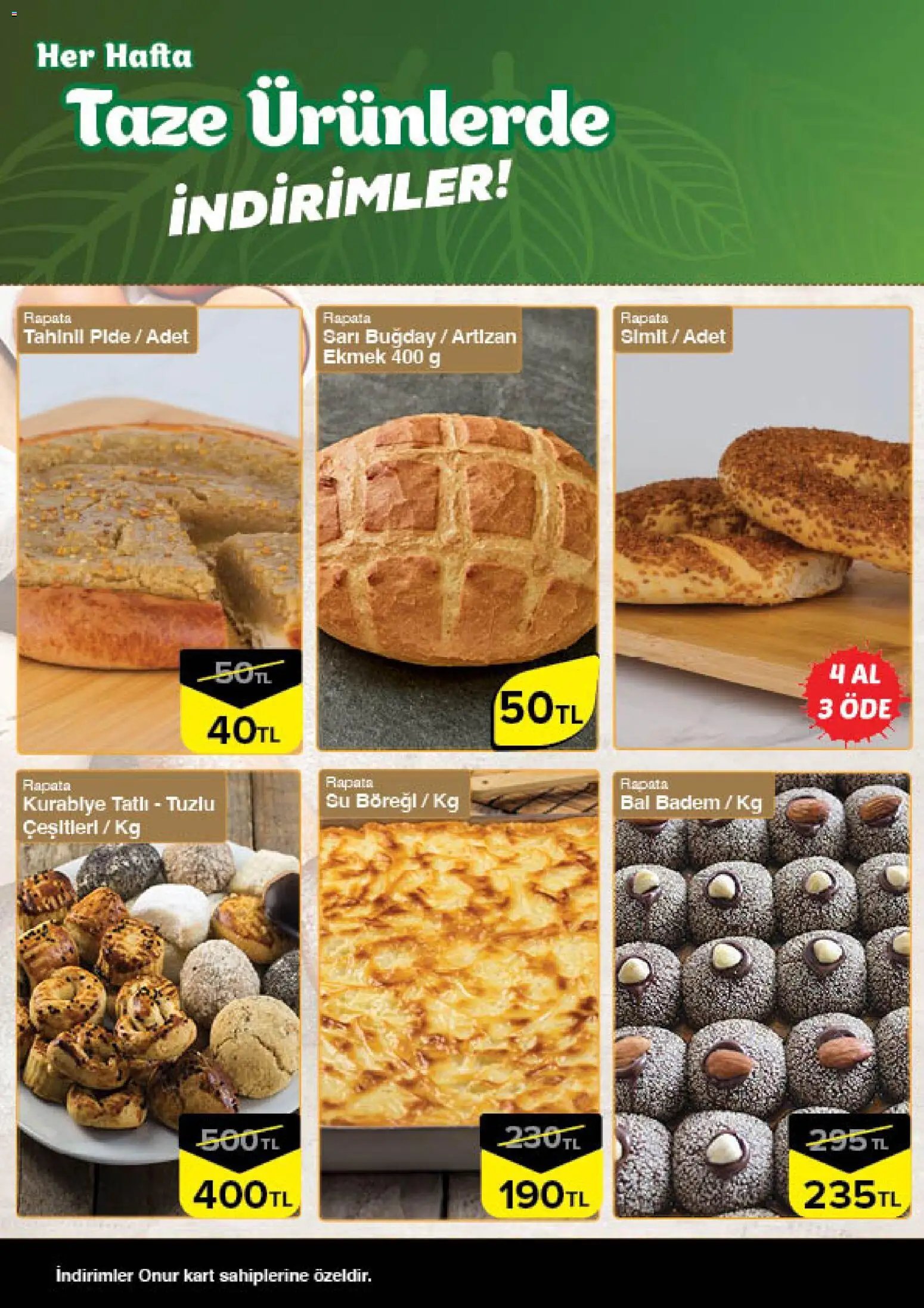 Onur Market - Taze Ürünlerde İndirimler - İstanbul & Trakya