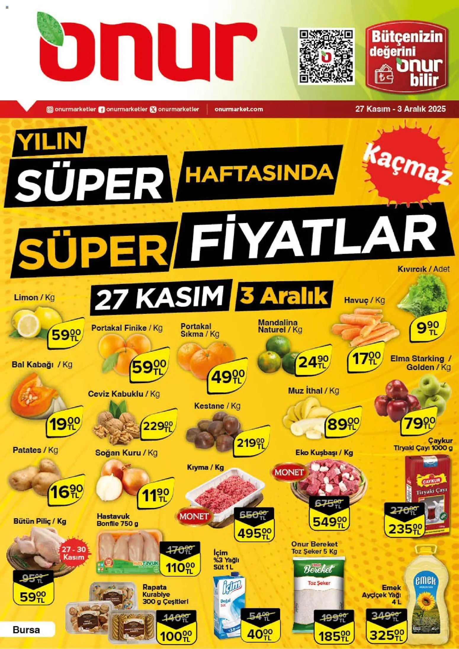 Onur Market Katalog - Bursa