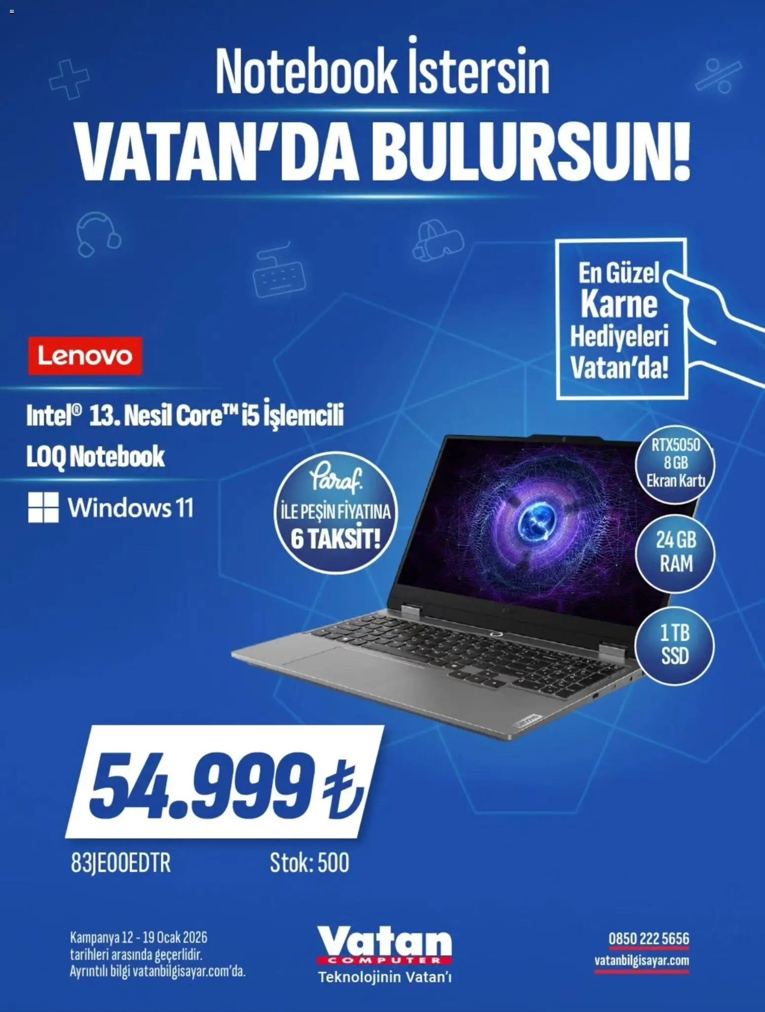 Vatan Bilgisayar İndirim