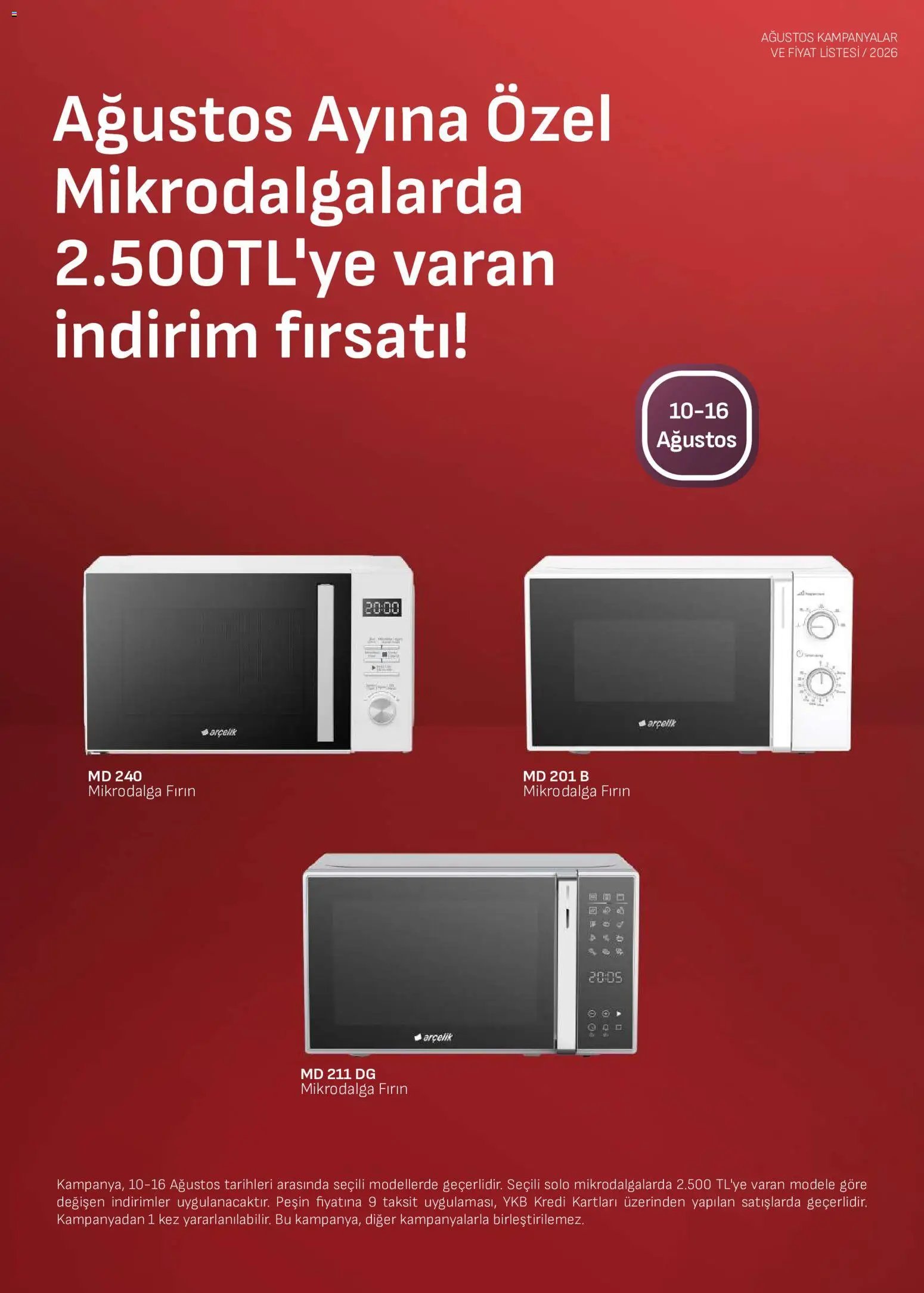 Arçelik - Ankastre Kataloğu
