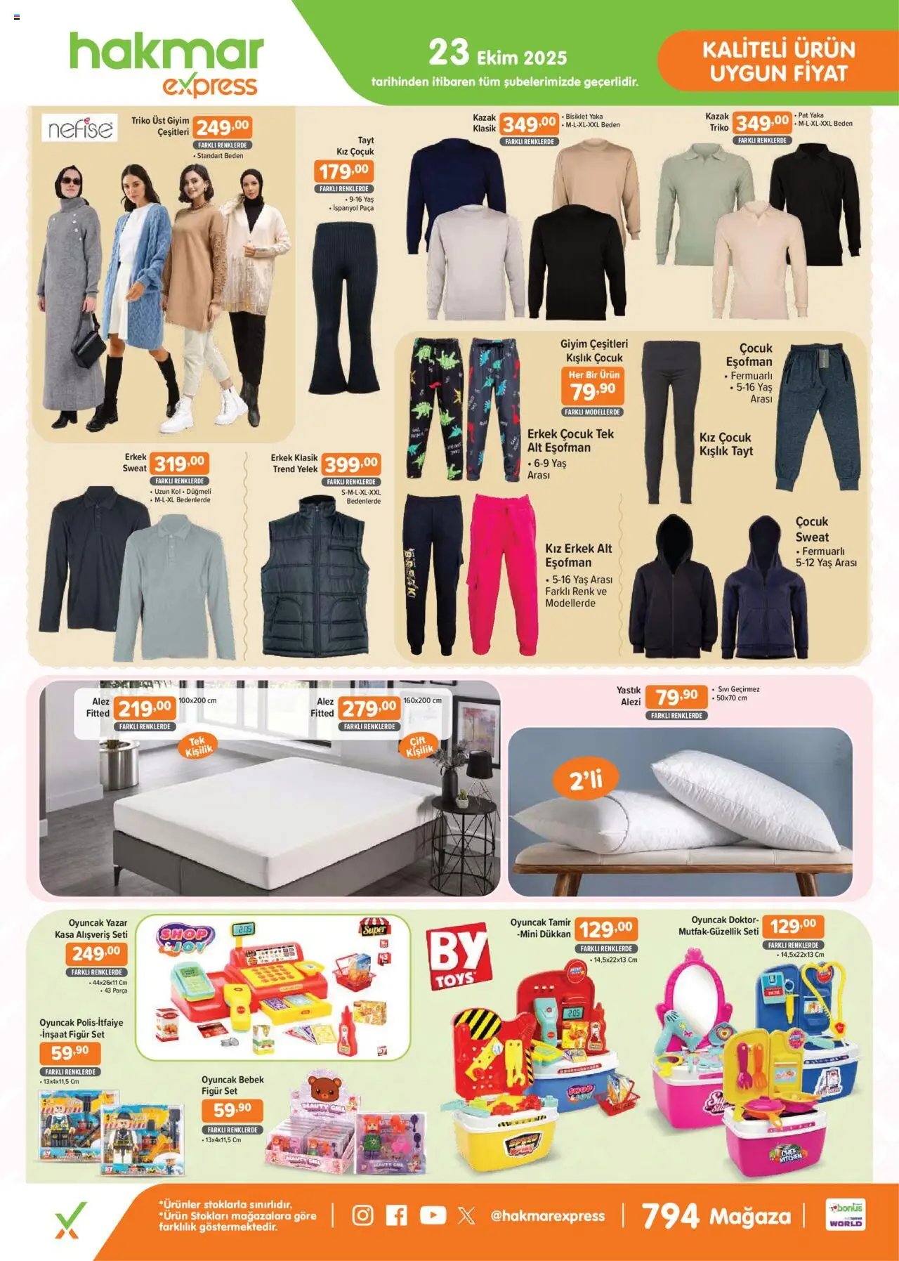 Hakmar Express Perşembe Aktüel Ürünler