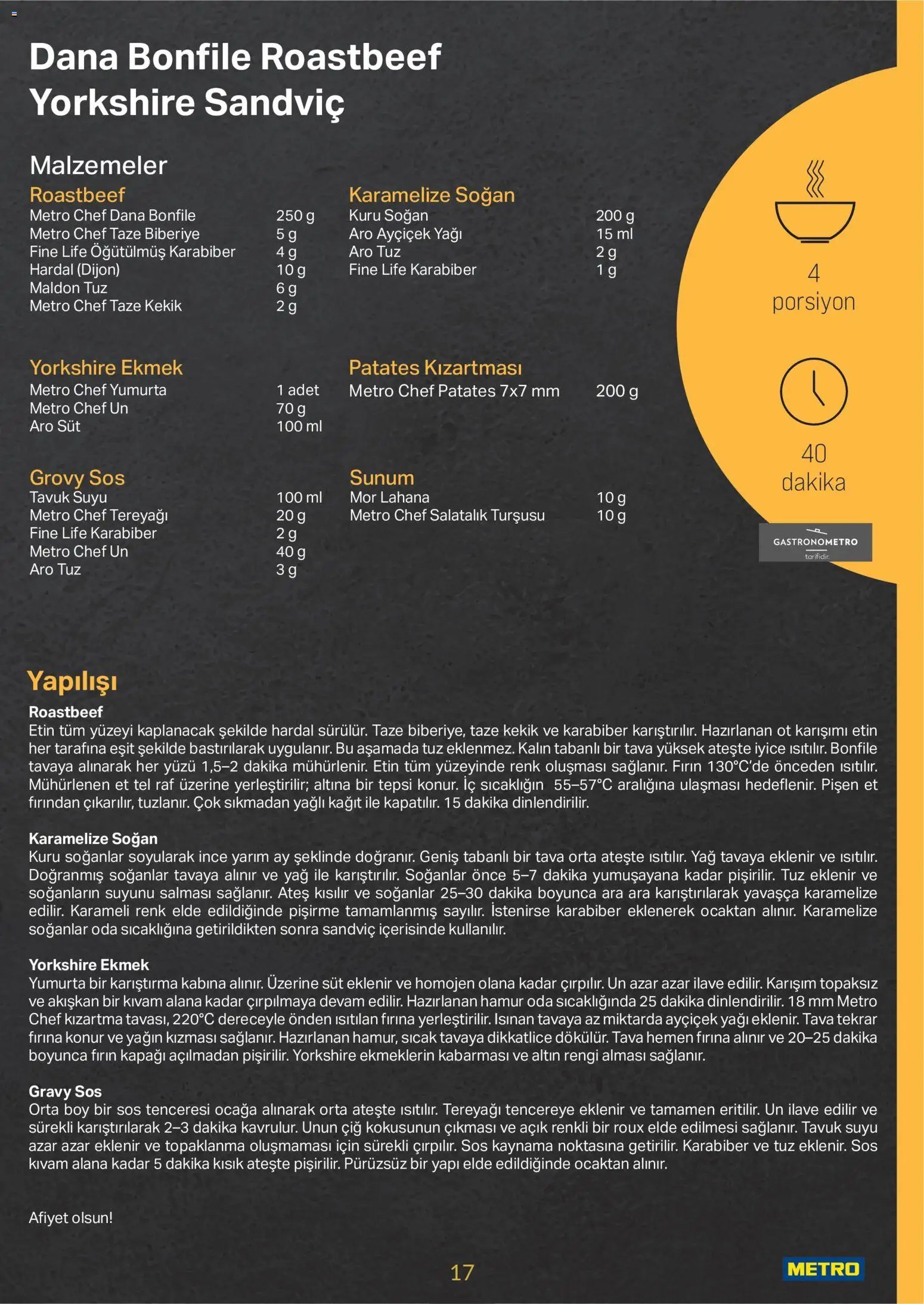 Metro - Et Tavuk ve Köfte Restoranları