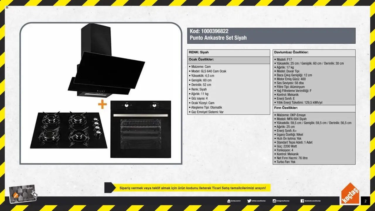 Koçtaş Ankastre Set