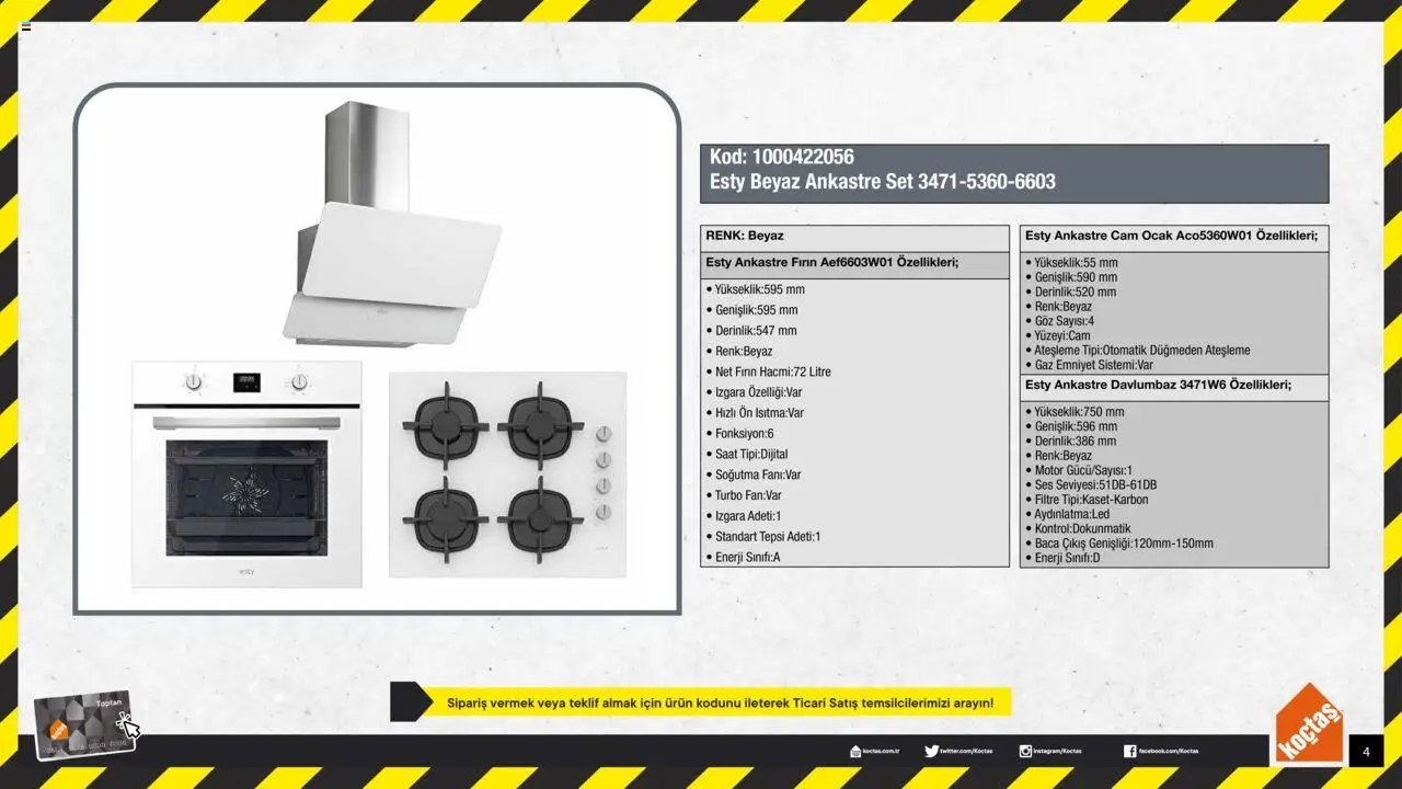 Koçtaş Ankastre Set