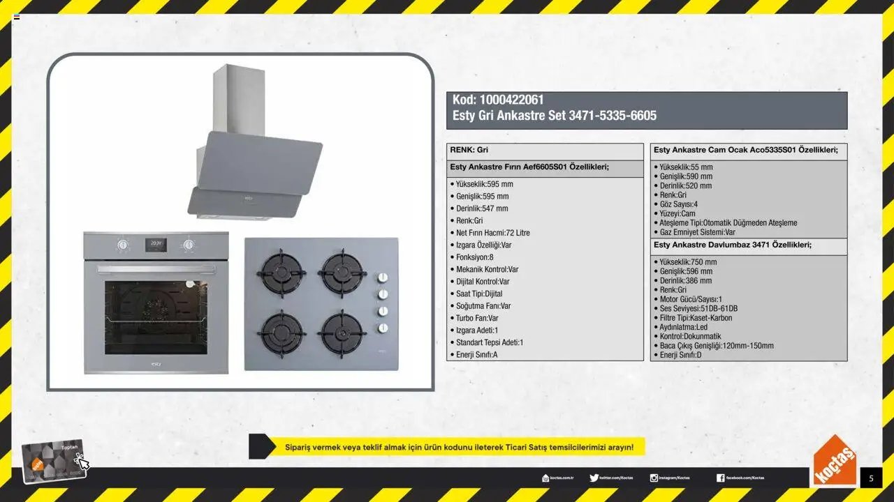 Koçtaş Ankastre Set