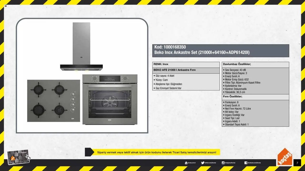 Koçtaş Ankastre Set