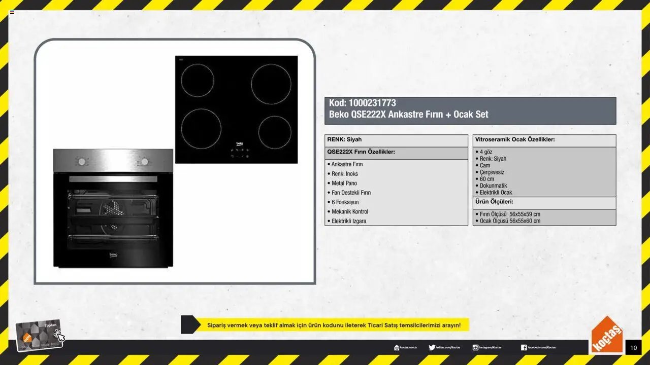 Koçtaş Ankastre Set