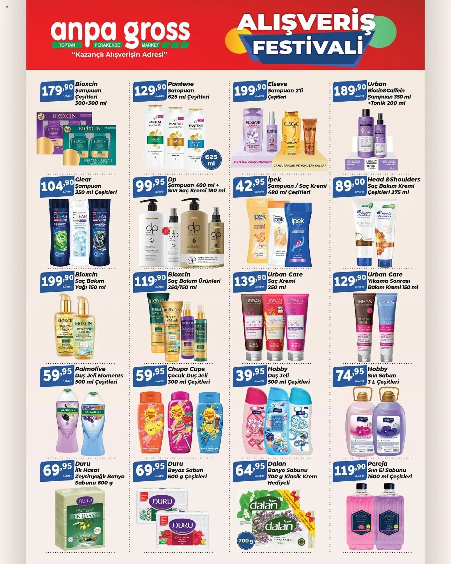 Anpa Gross Temizlikten hijyene, kişisel bakımdan konfora