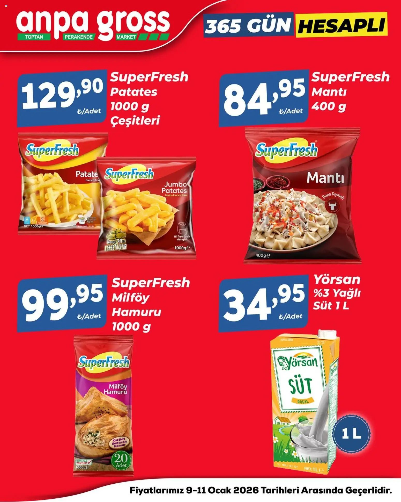 Anpa Gross Hafta Sonu Fırsatları