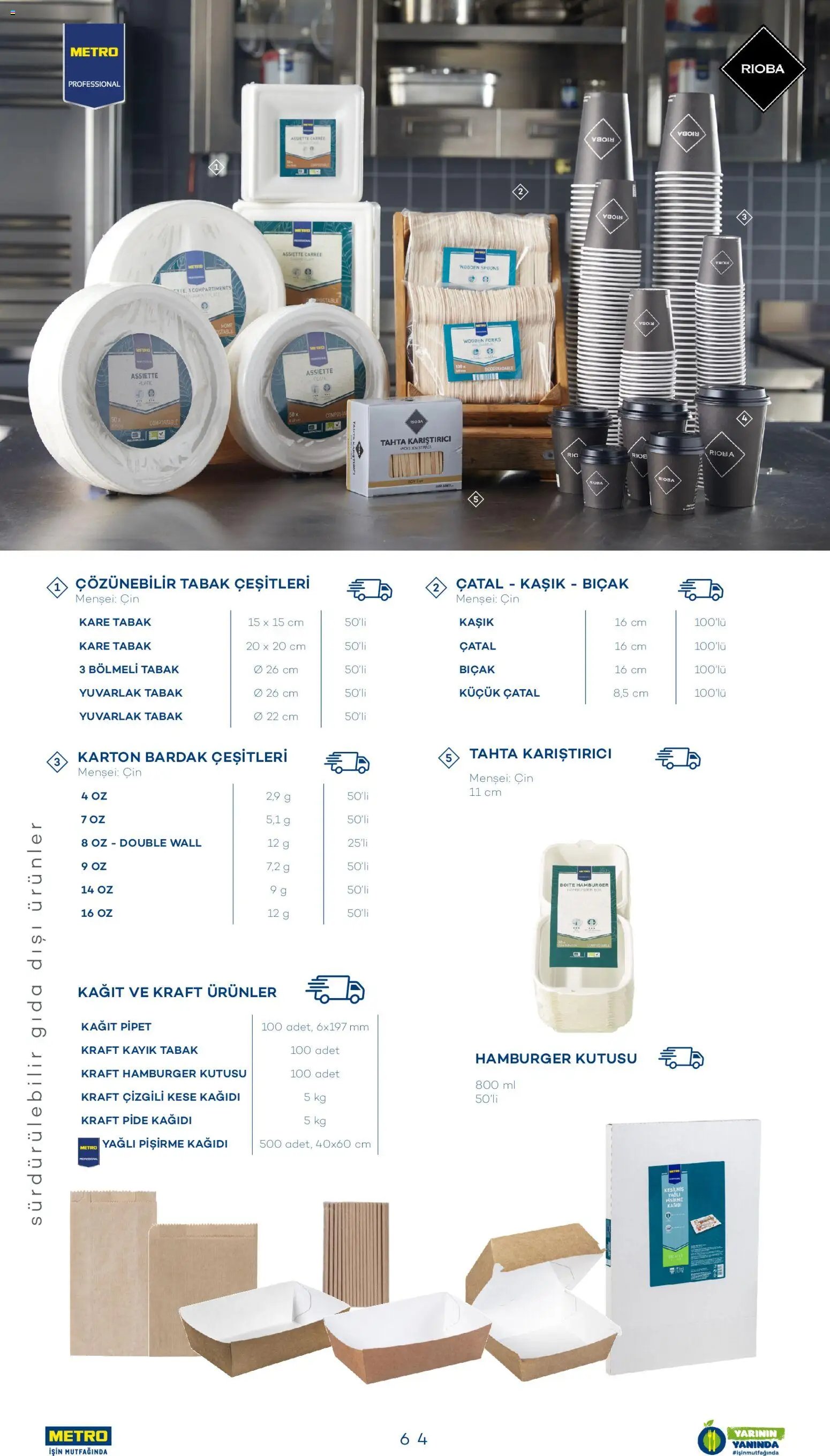 Metro - Sürdürülebilir Ürünler Kataloğu