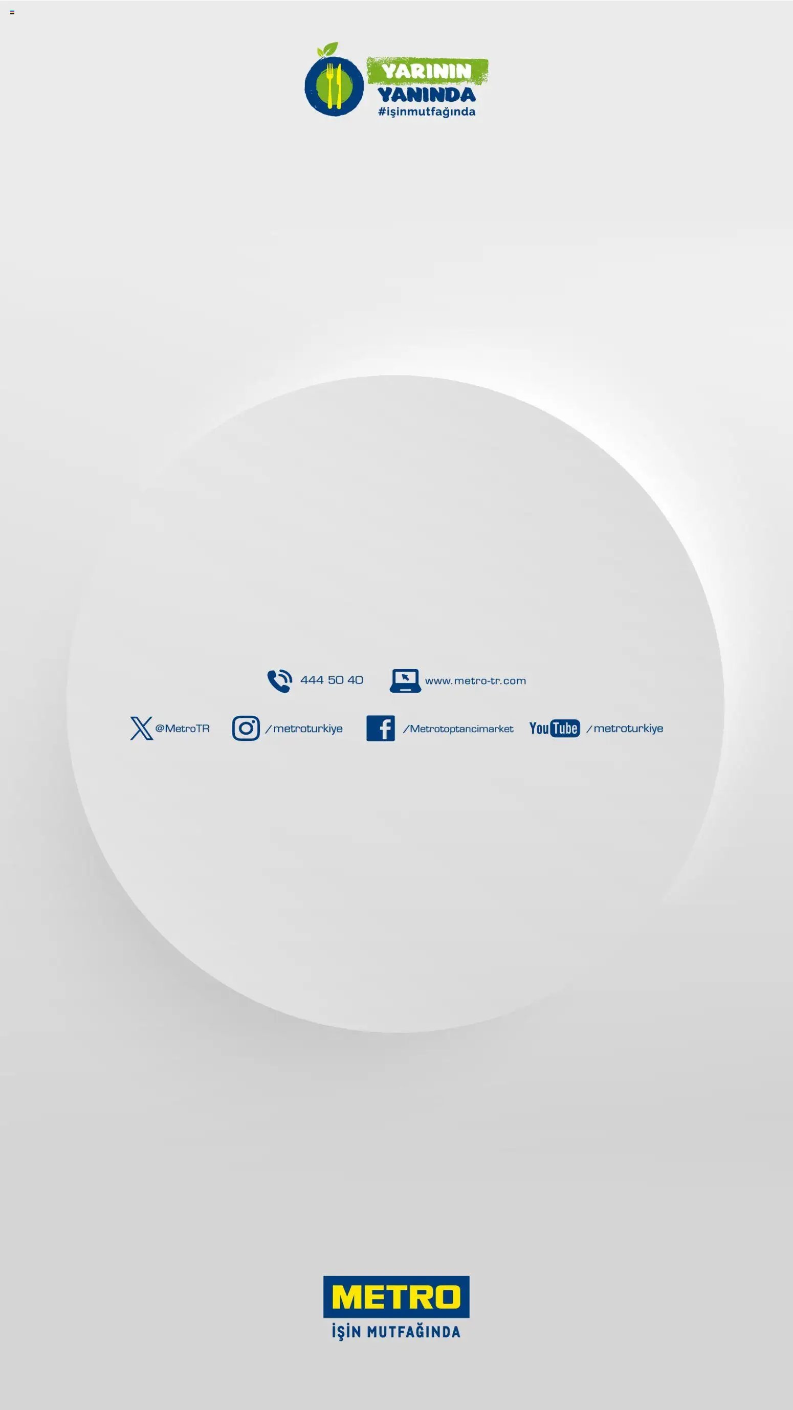 Metro - Sürdürülebilir Ürünler Kataloğu