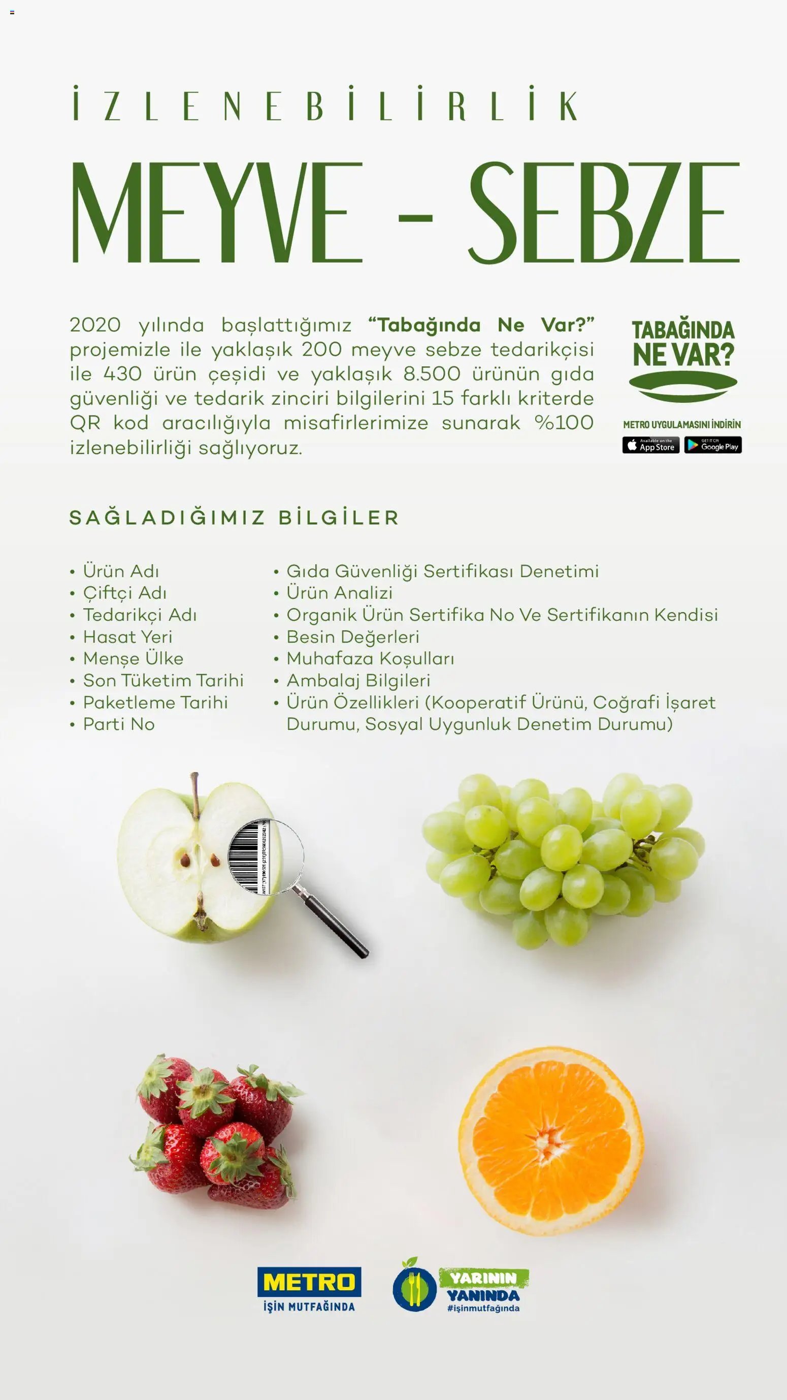 Metro - Sürdürülebilir Ürünler Kataloğu