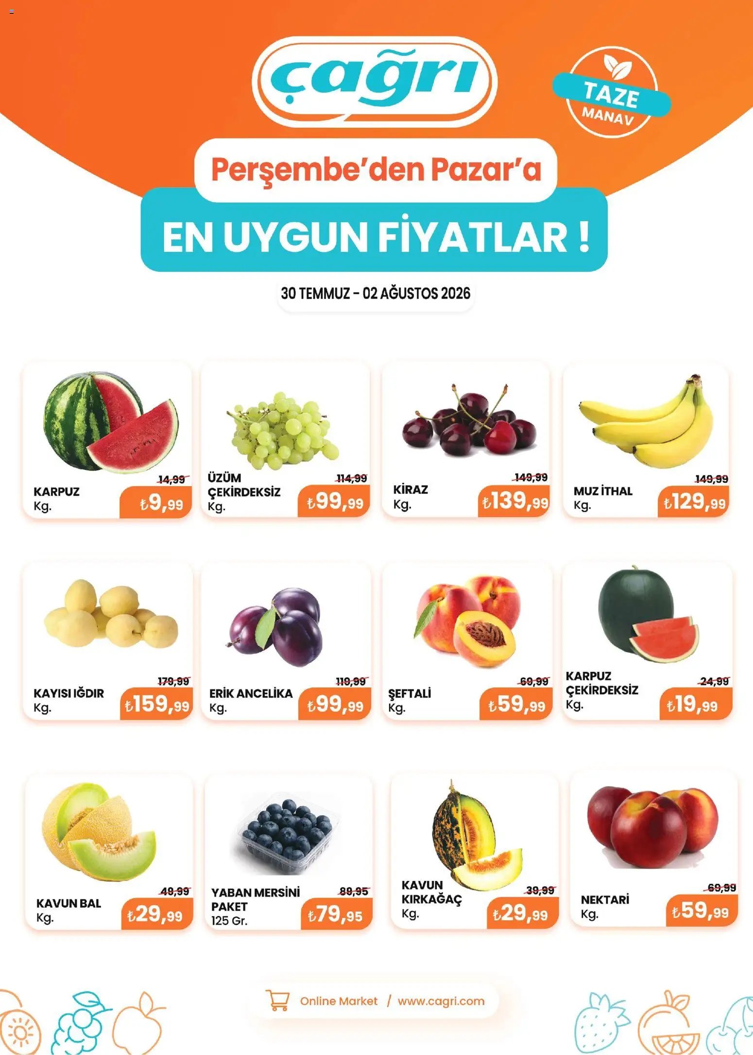 Çağrı Market - Manav Katalog