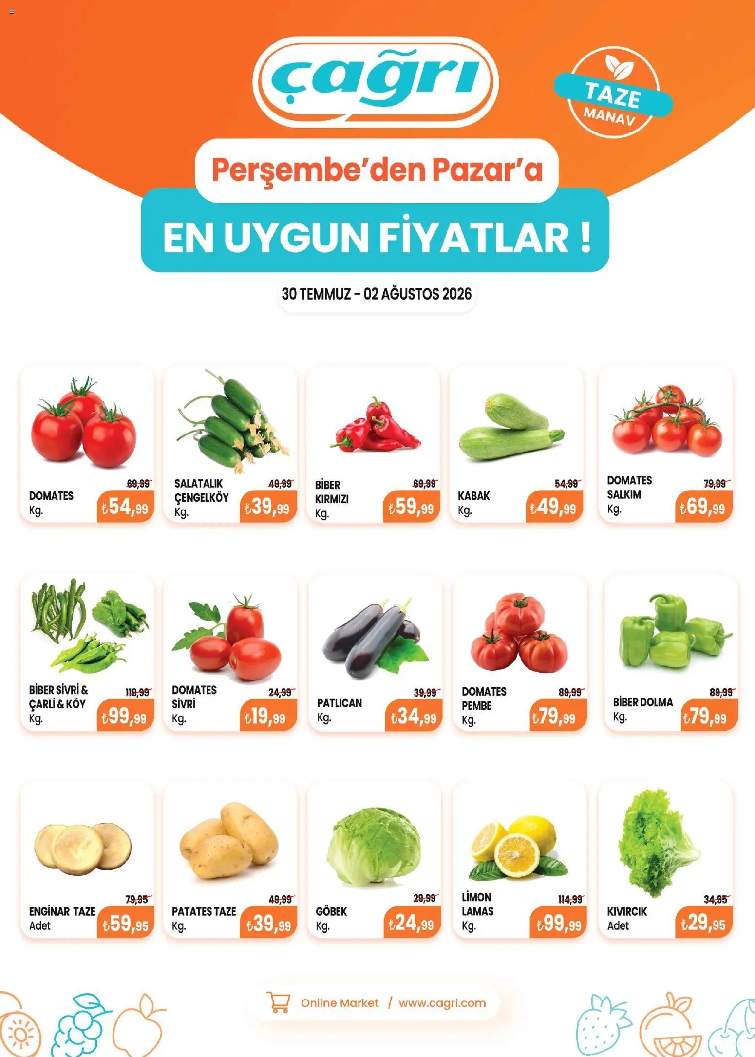 Çağrı Market - Manav Katalog