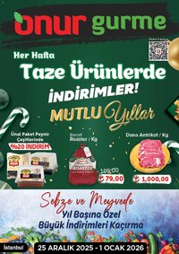 Onur Market Katalog Gurme - Istanbul