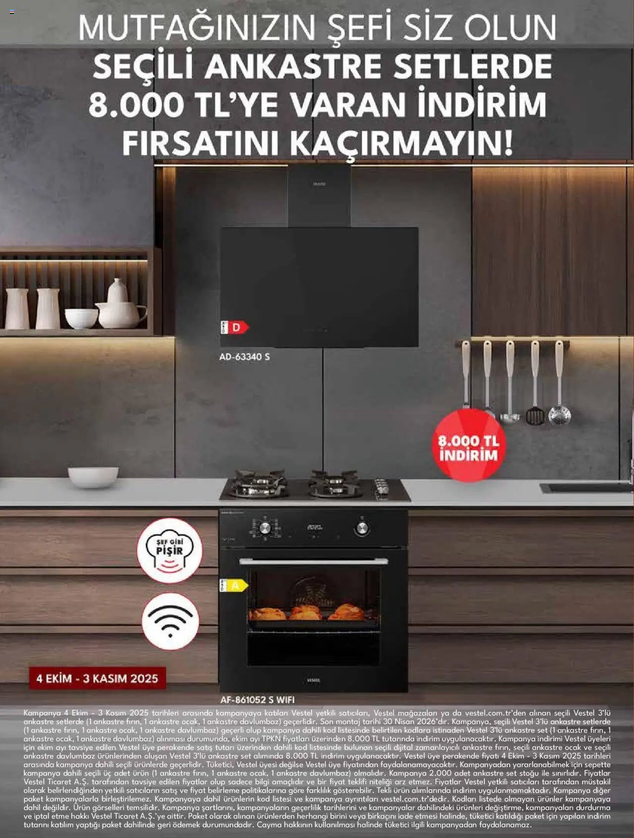 Vestel Ankastre Ürünler