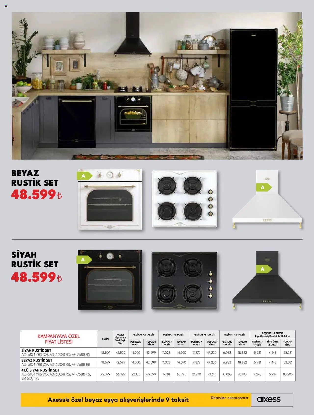 Vestel Ankastre Ürünler