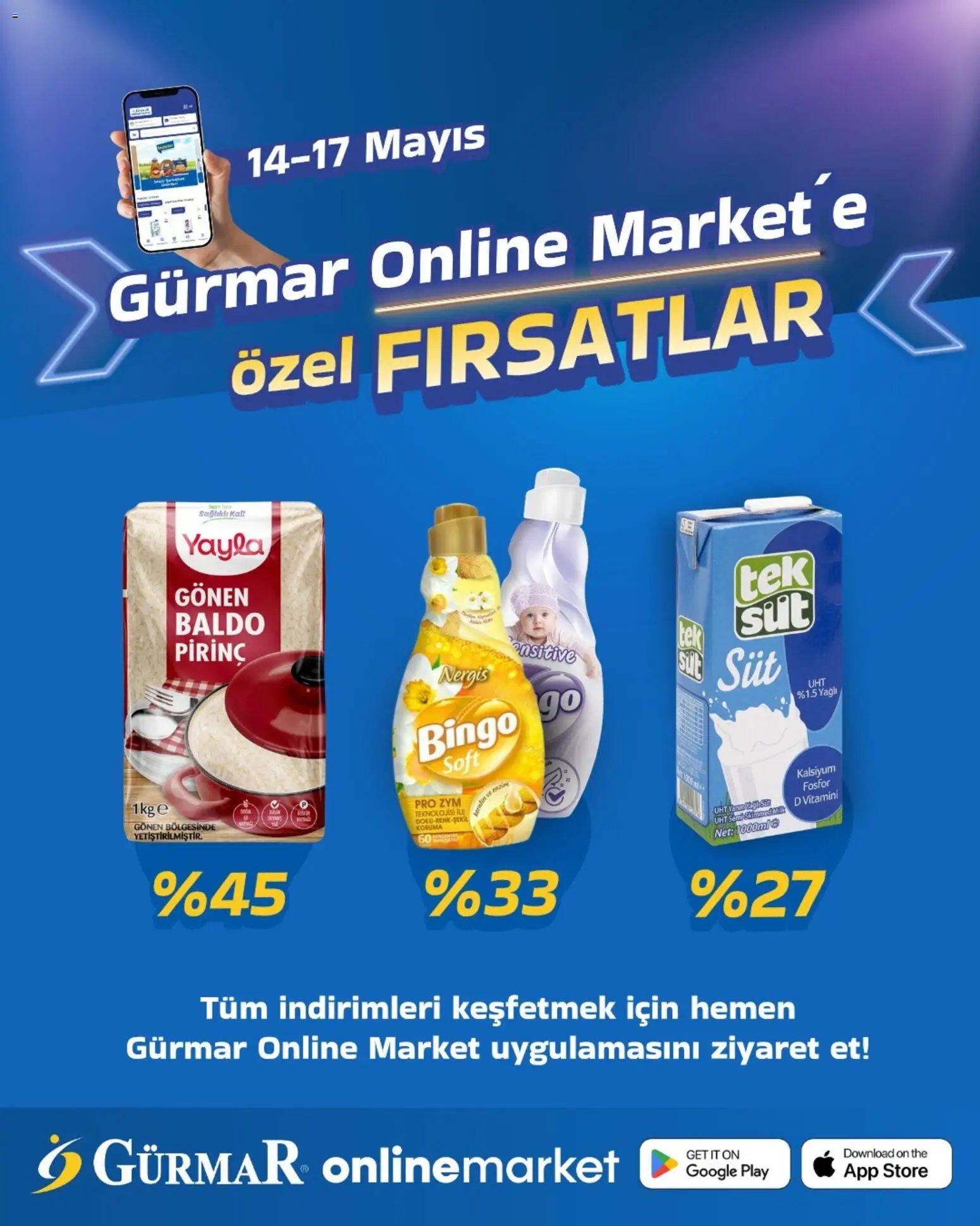 Gürmar - Online Market’e özel fırsatlar