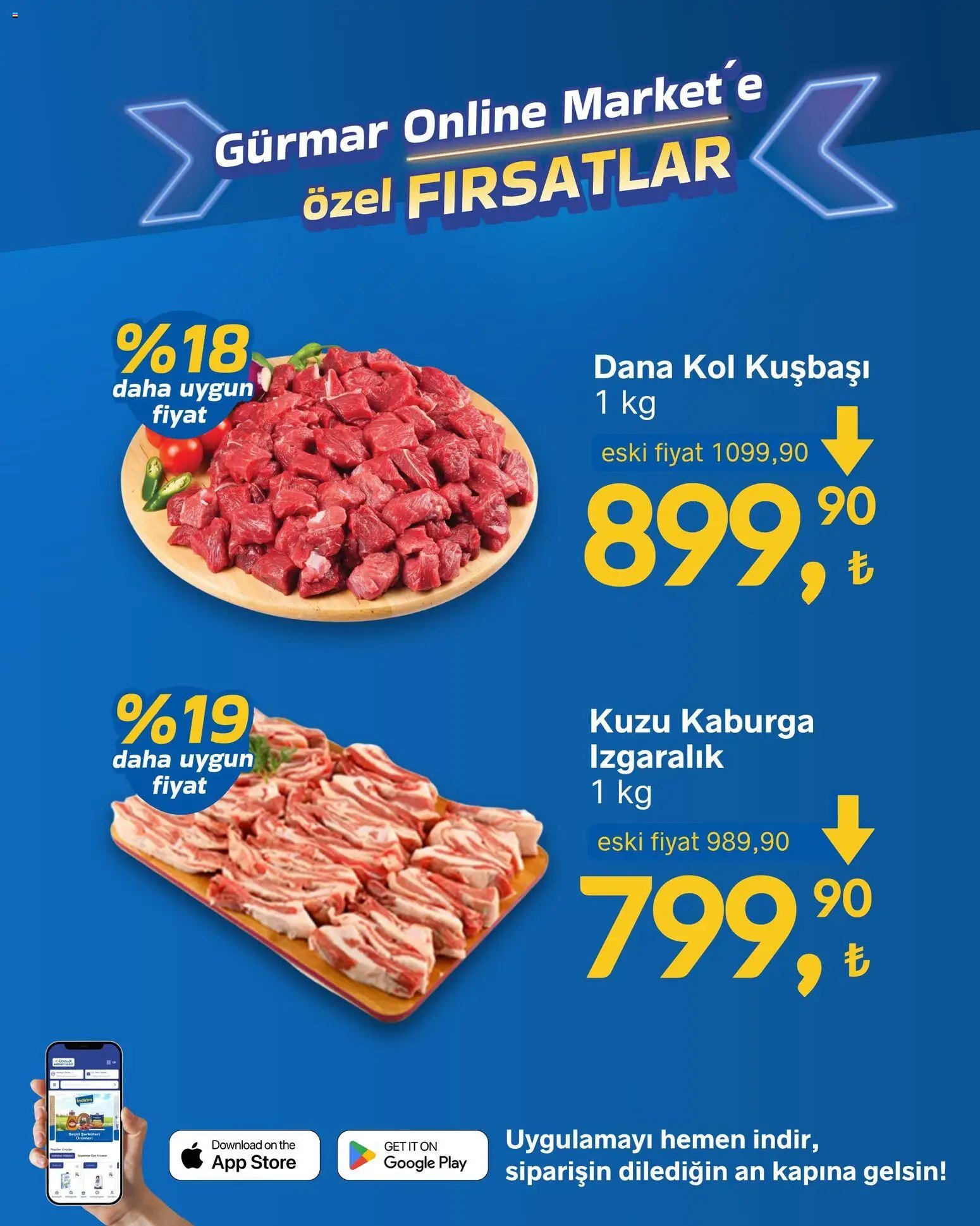 Gürmar - Online Market’e özel fırsatlar