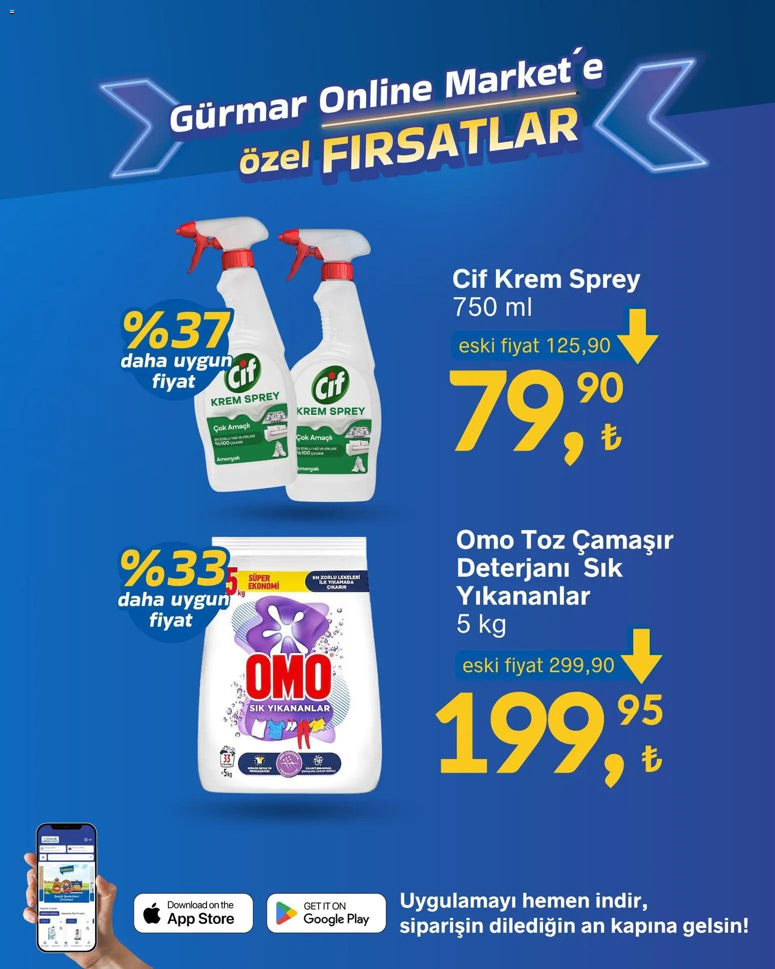Gürmar - Online Market’e özel fırsatlar