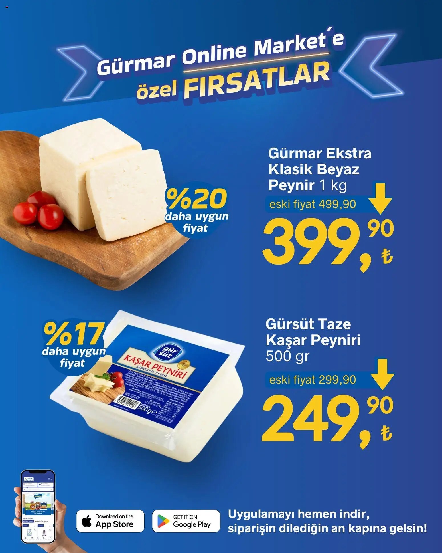 Gürmar - Online Market’e özel fırsatlar