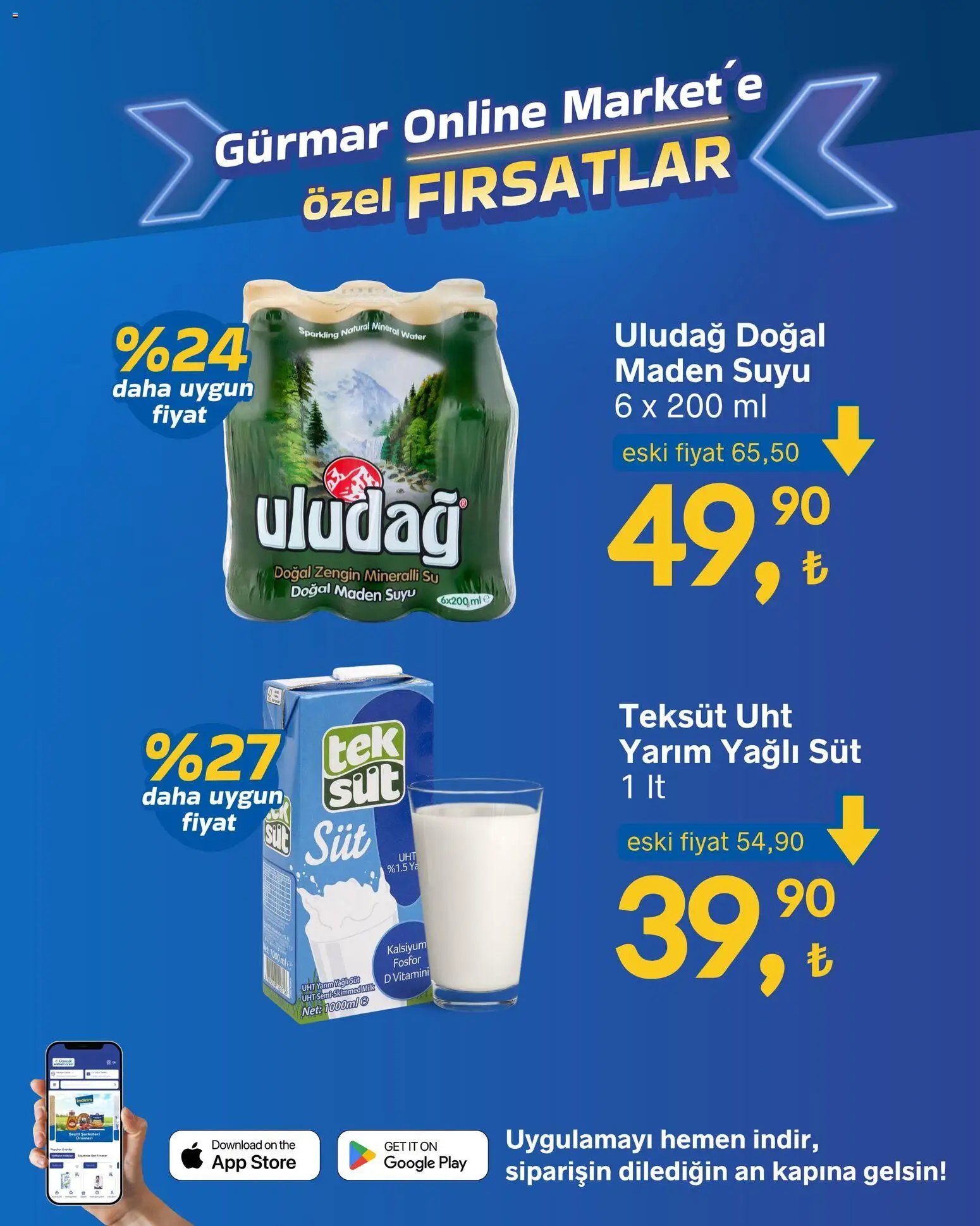 Gürmar - Online Market’e özel fırsatlar