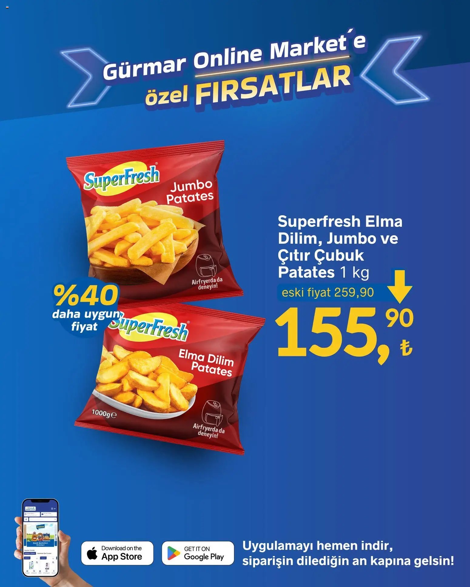 Gürmar - Online Market’e özel fırsatlar