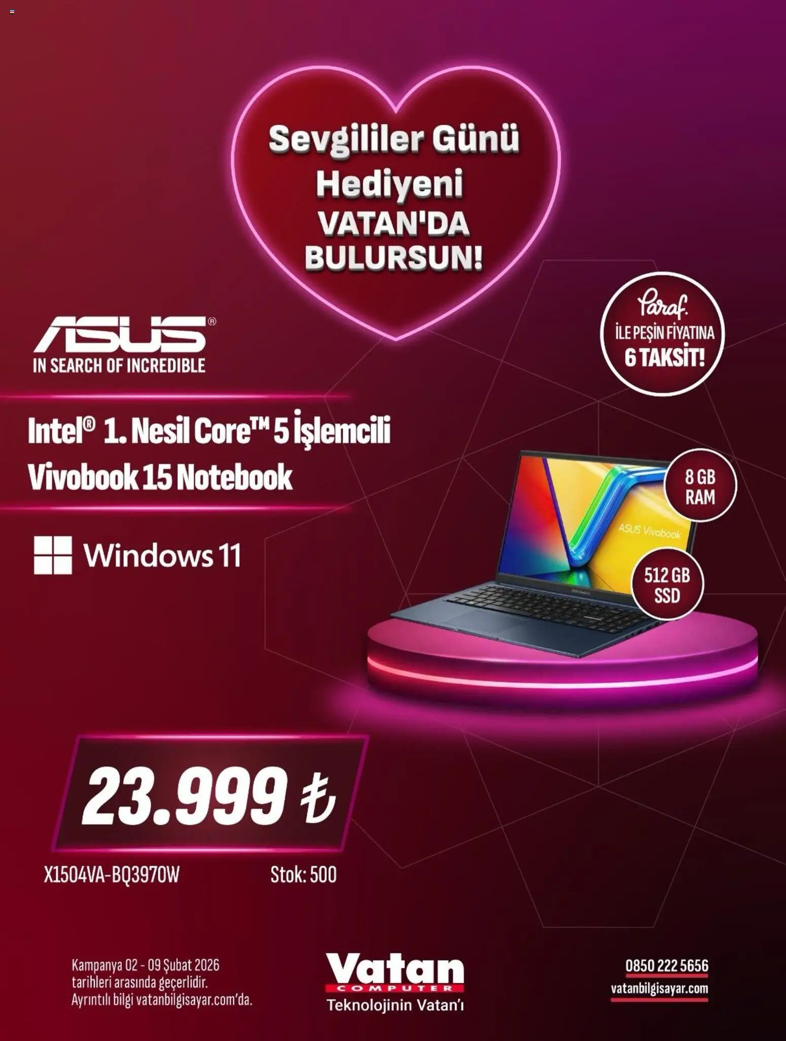 Vatan Bilgisayar İndirim